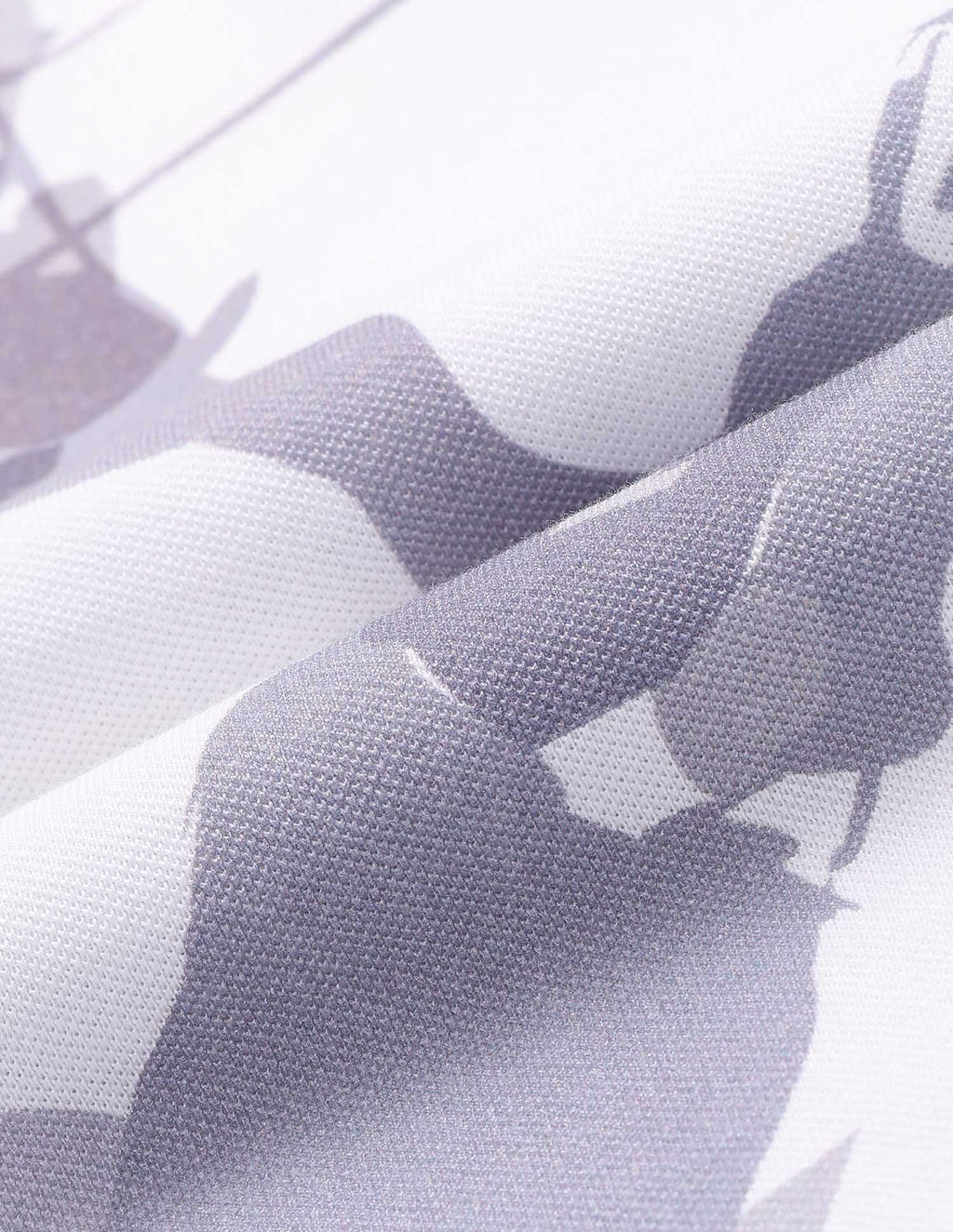 All-Over Printed Pure Cotton Polo Shirt