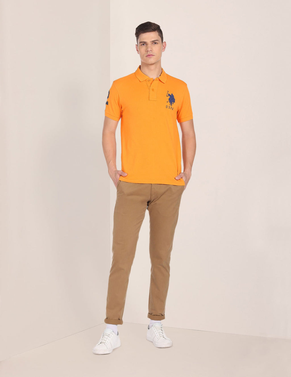 Compact Cotton Logo Polo Shirt
