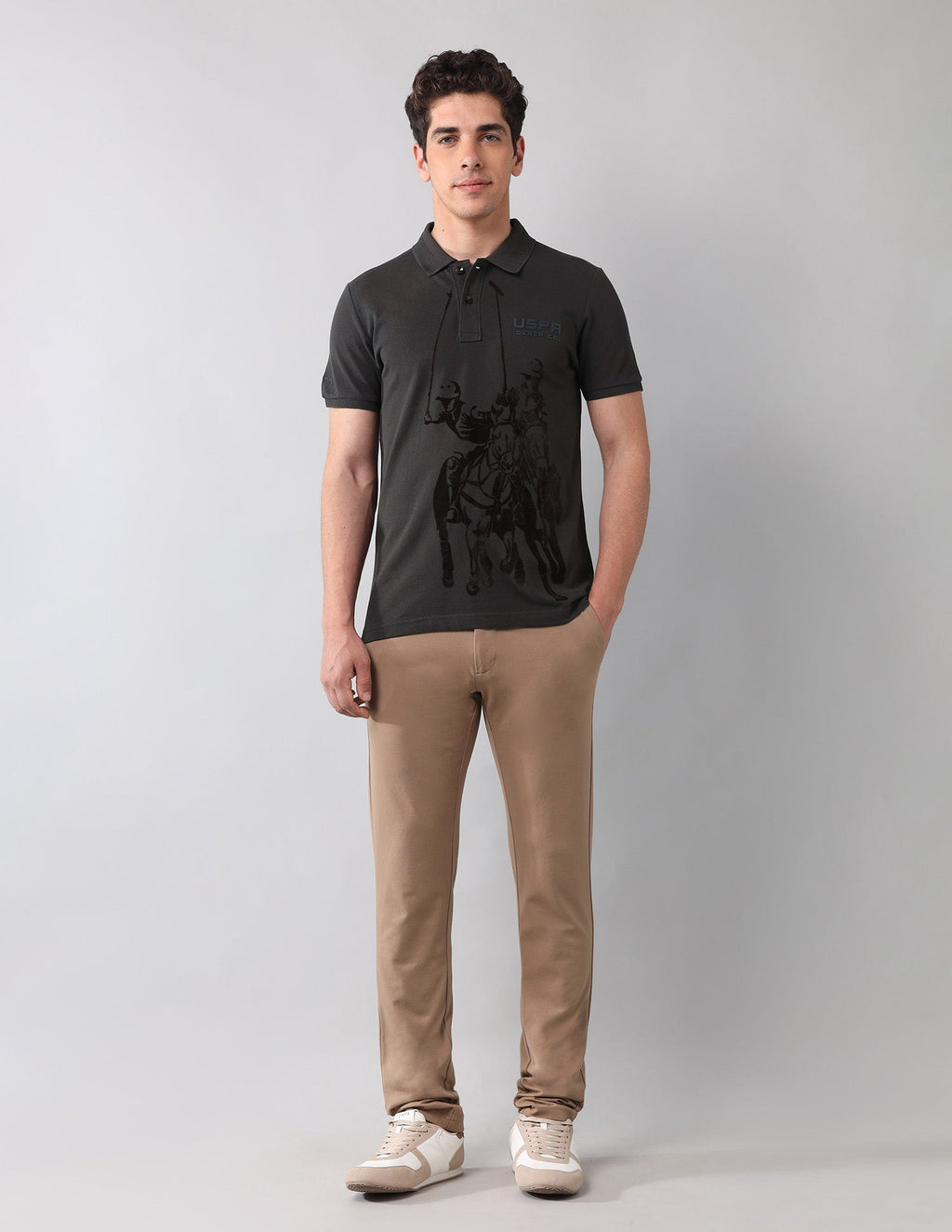 Muscle Fit Black Label Polo Shirt