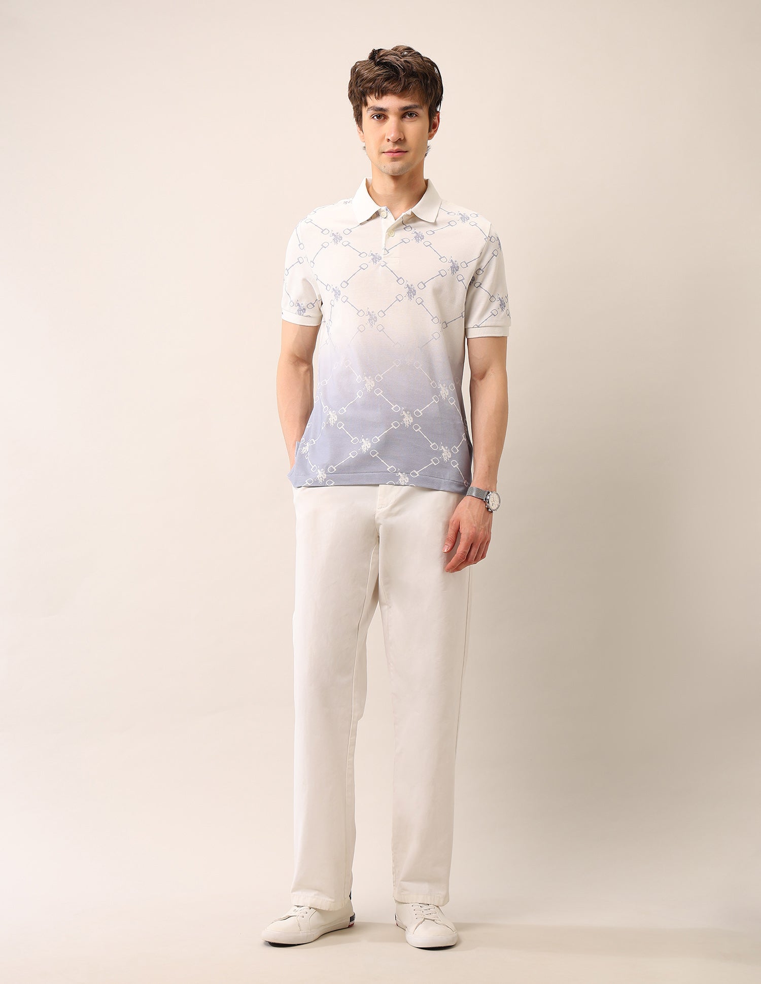 Muscle Fit Pure Cotton Polo Shirt