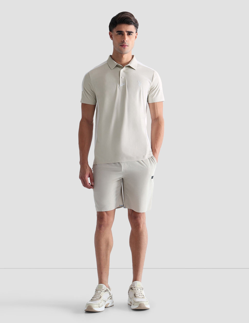 Colorblocked Active Polo Shirt