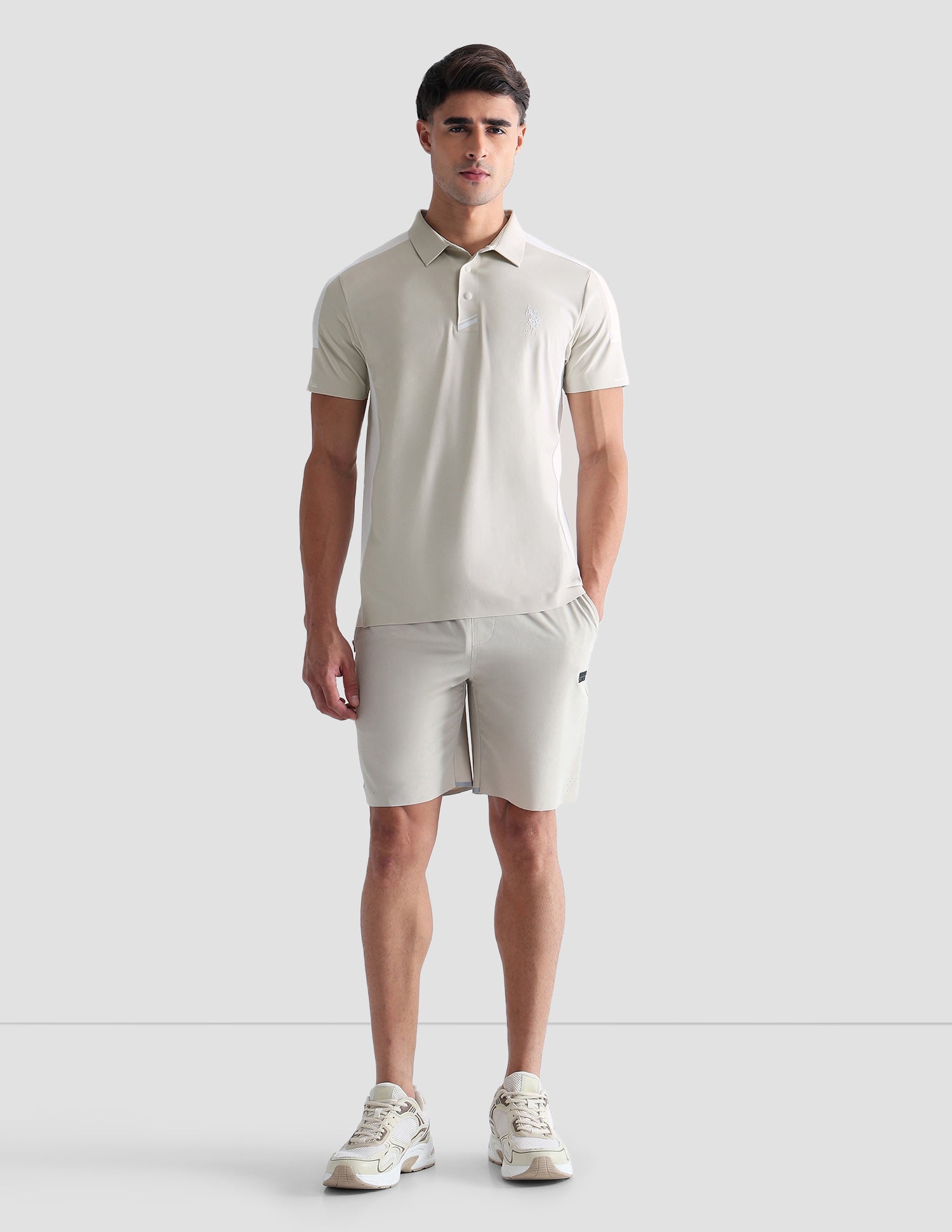 Colorblocked Active Polo Shirt