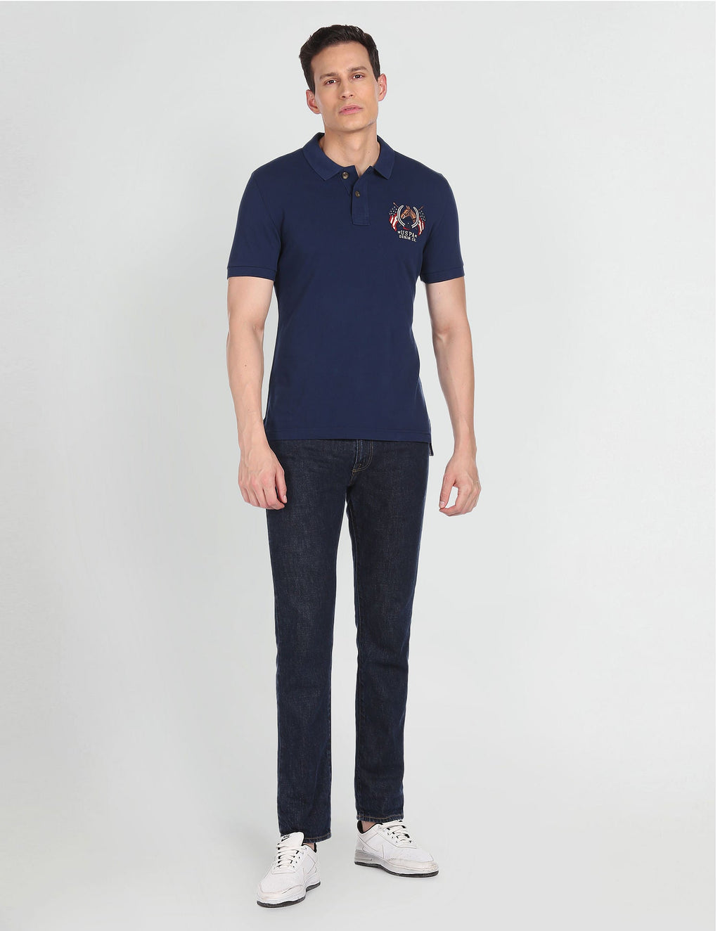 Cotton Solid Polo Shirt