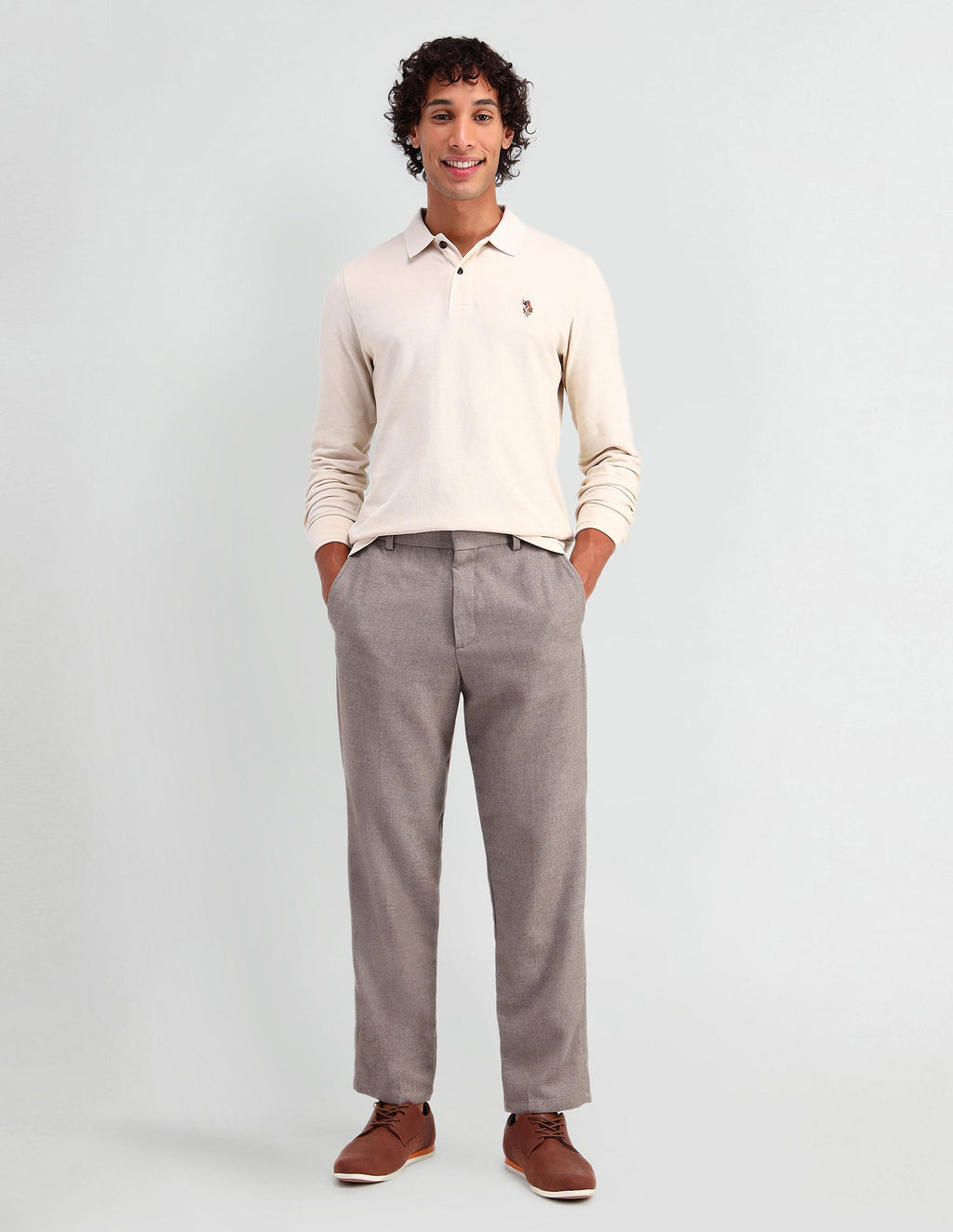 Muscle Fit Pure Cotton Polo Shirt