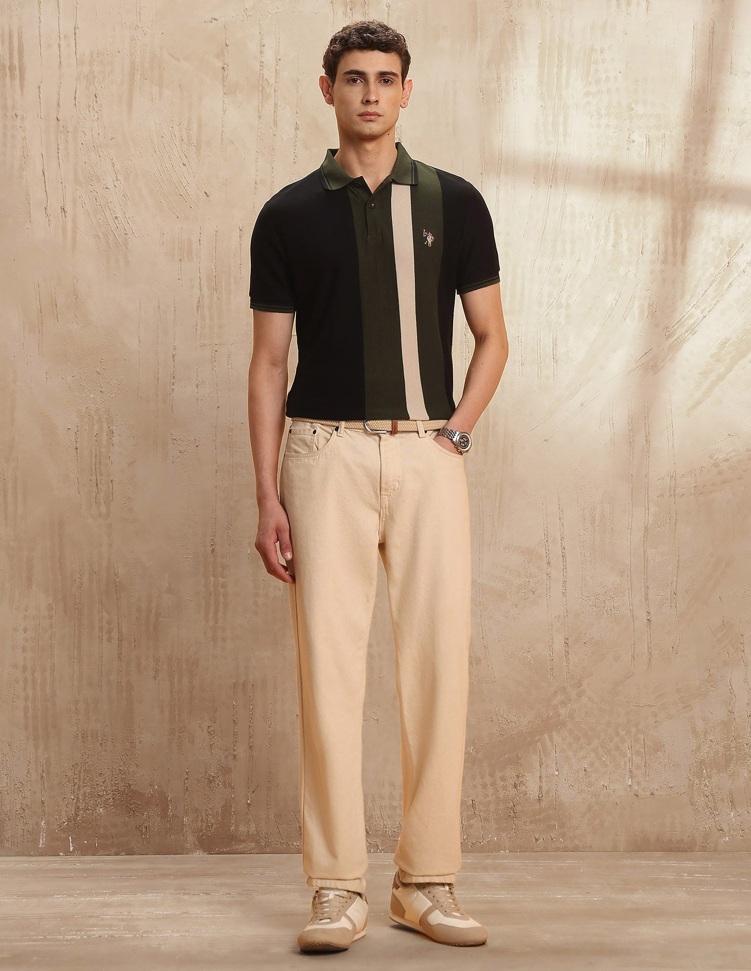 Colourblocked Legend Of Horseshoe Polo Shirt