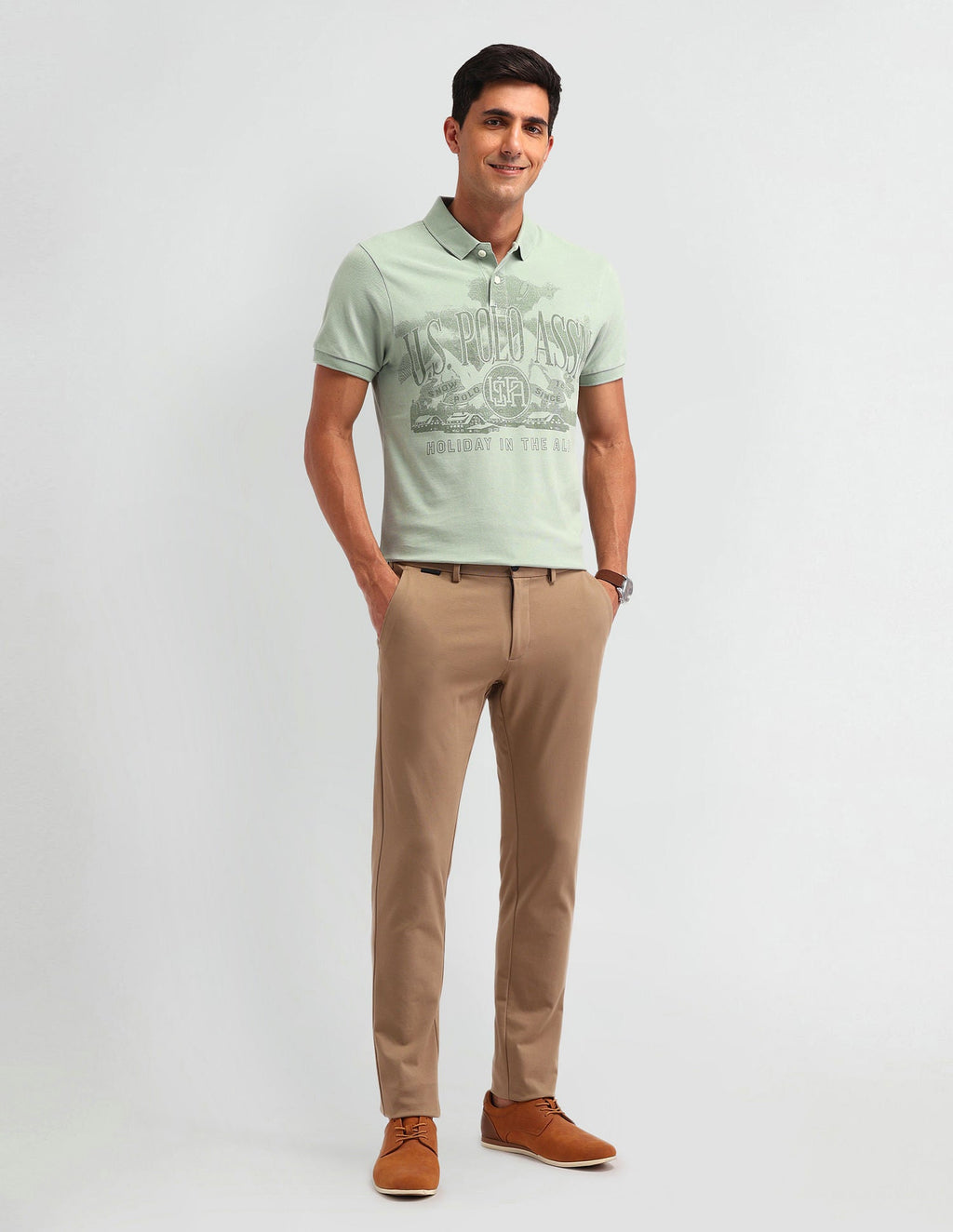 Outdoor Muscle Fit Brand Polo Shirt