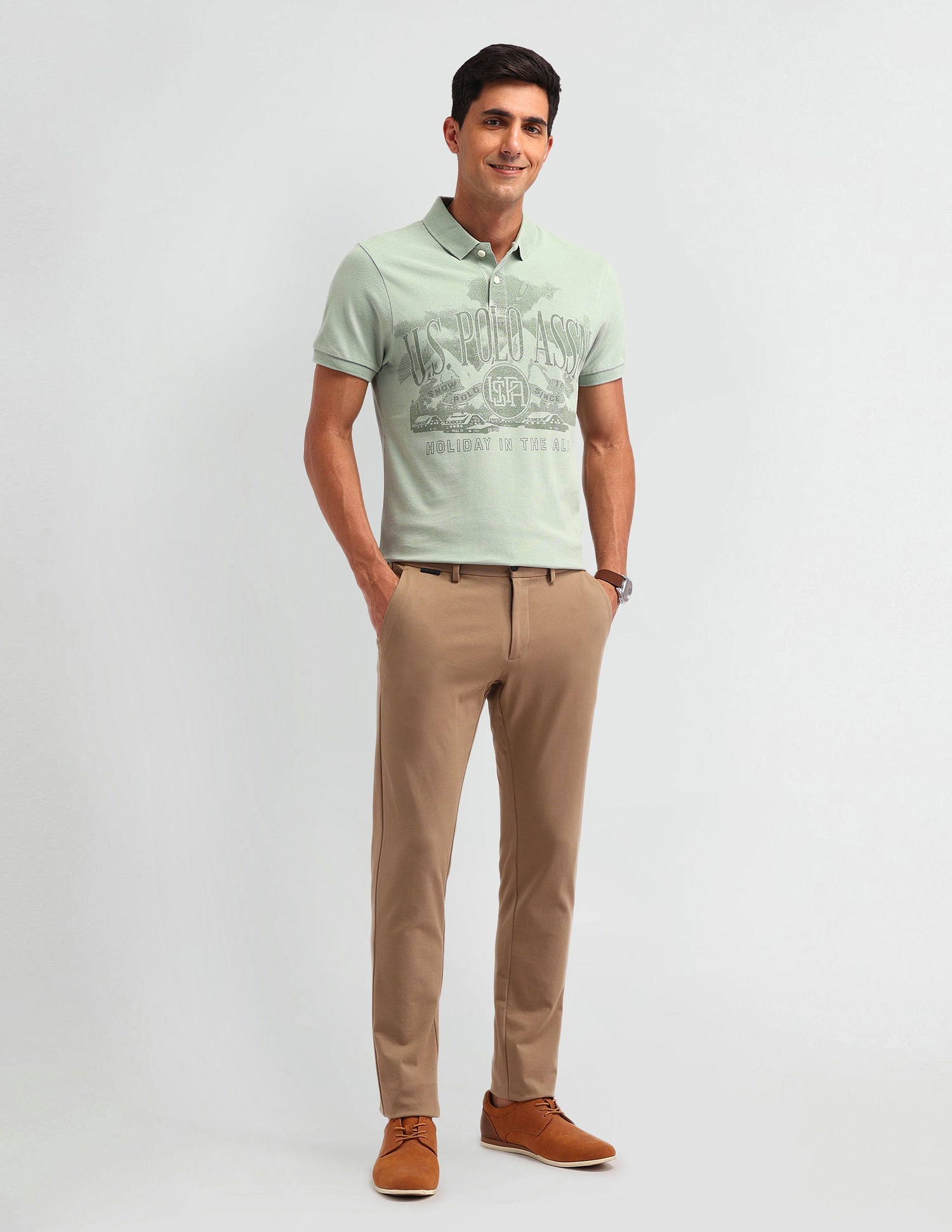 Outdoor Muscle Fit Brand Polo Shirt