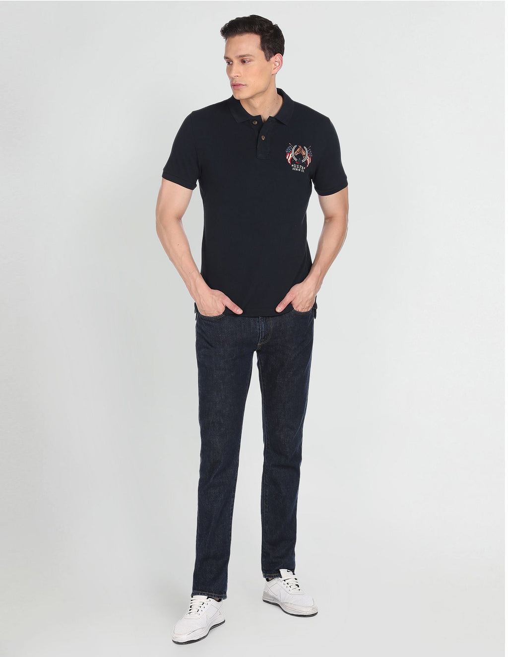 Cotton Solid Polo Shirt