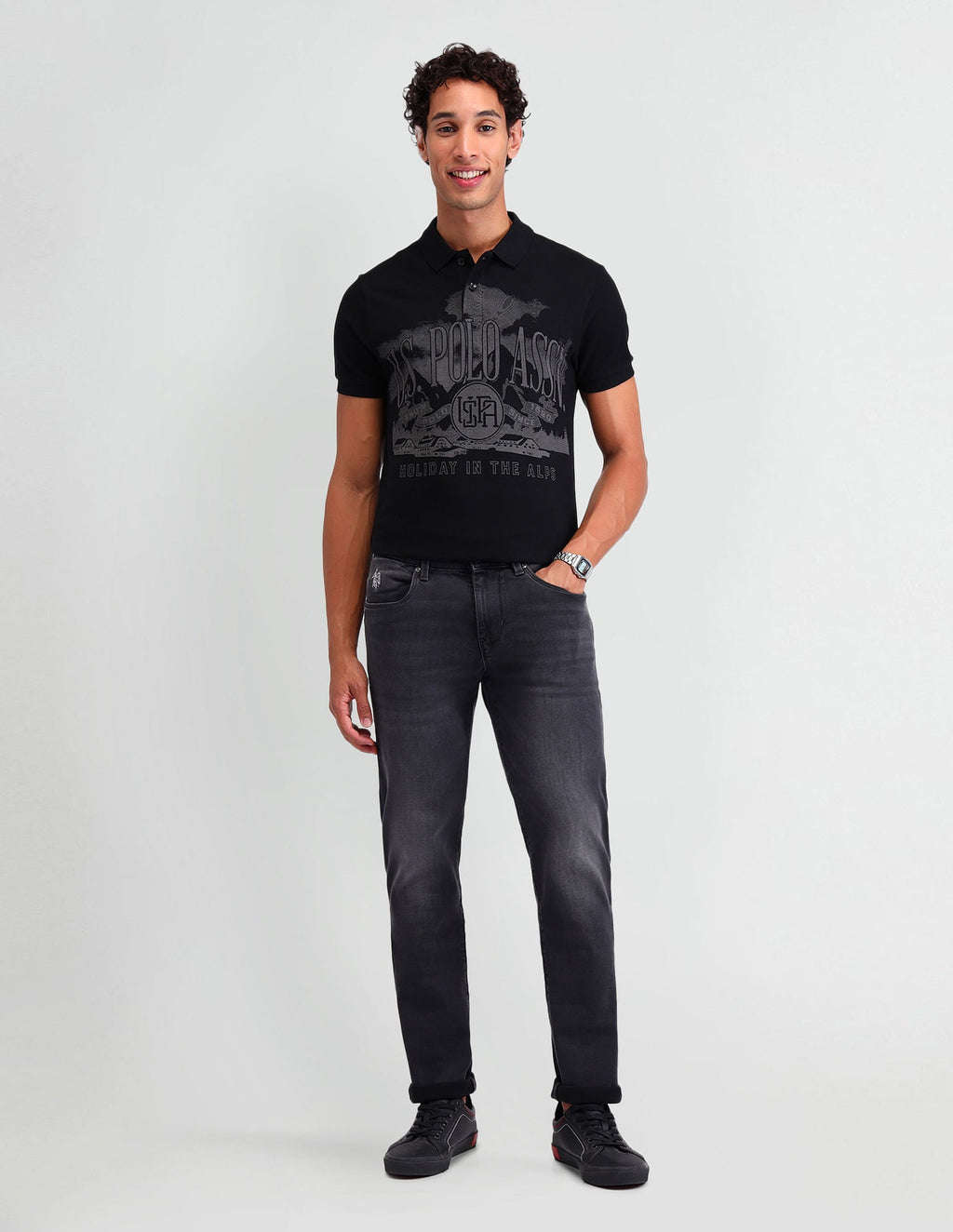 Outdoor Muscle Fit Brand Polo Shirt