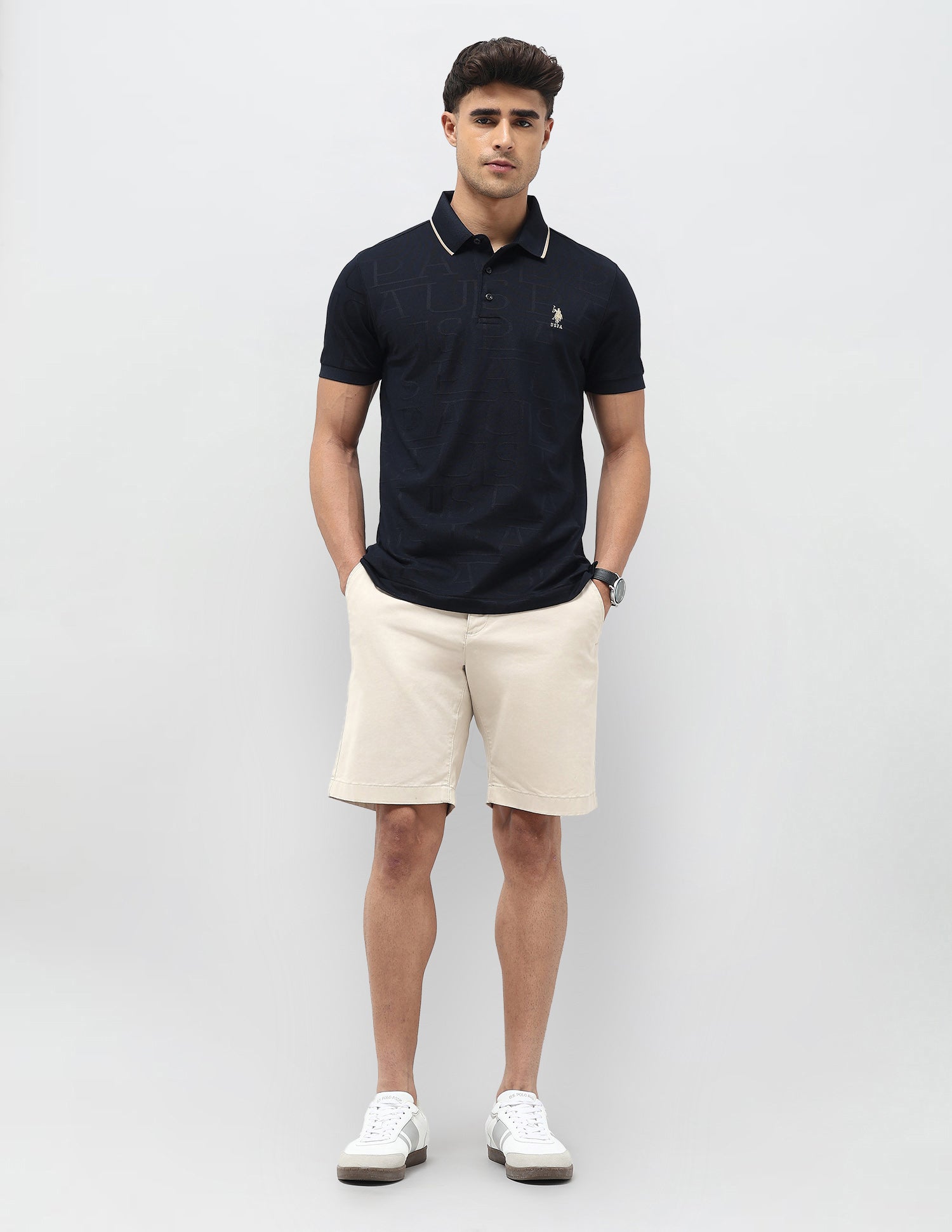 Brand Self Regular Fit Polo Shirt