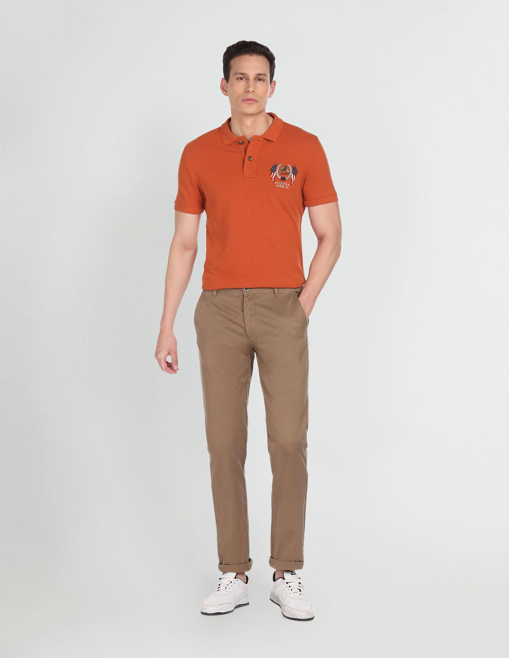 Cotton Solid Polo Shirt