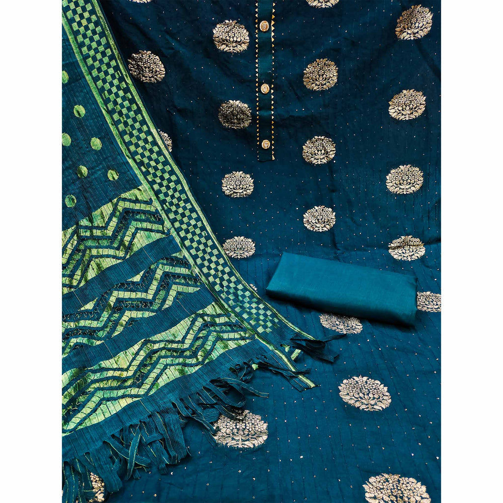 Morpich Woven Jacquard Dress Material