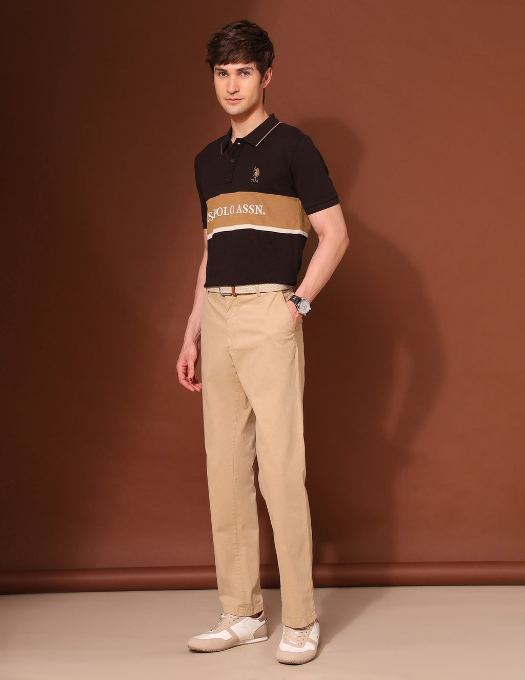 Brand Embroidered Classic Polo Shirt