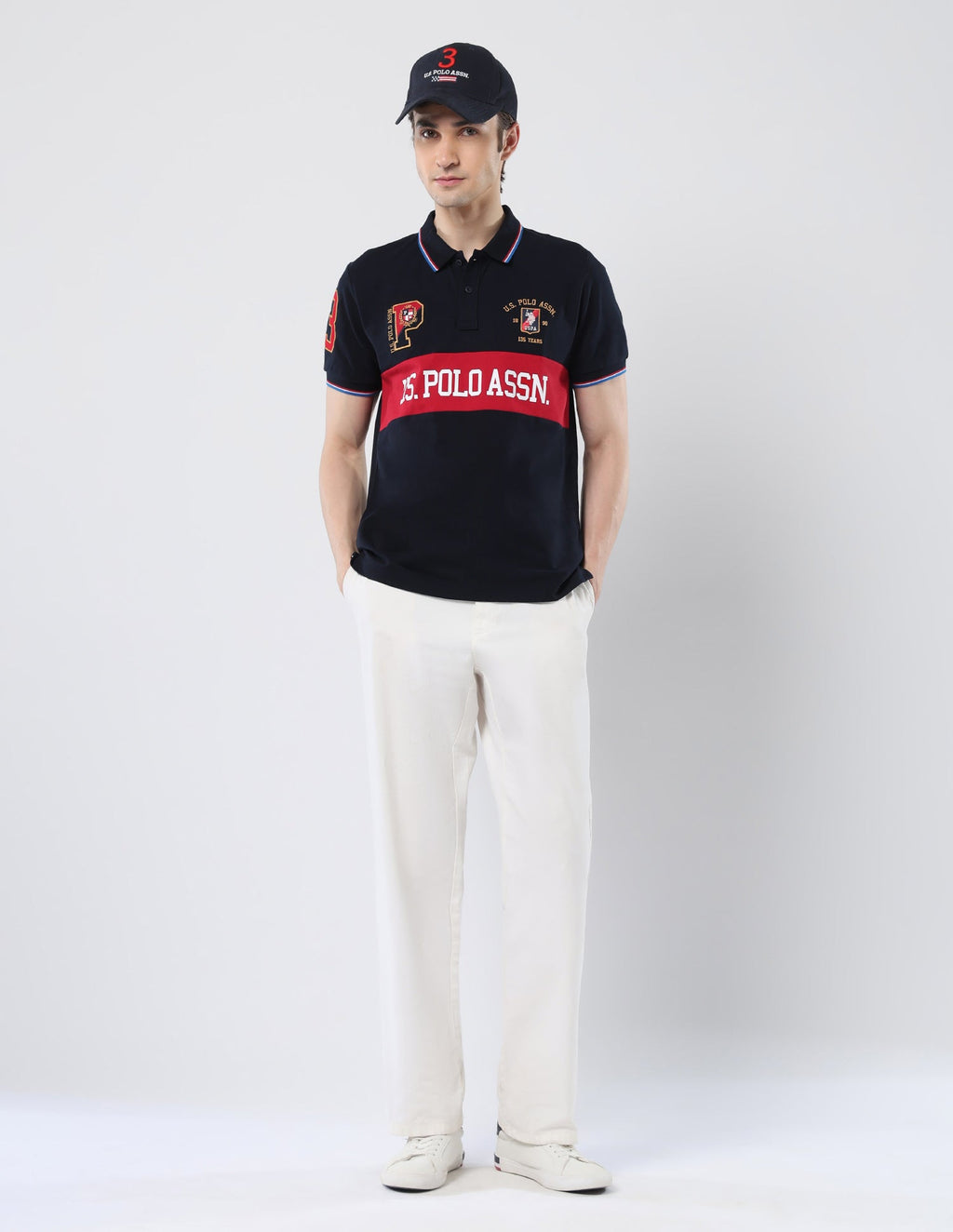 Brand Printed 135 Anniversary Polo Shirt