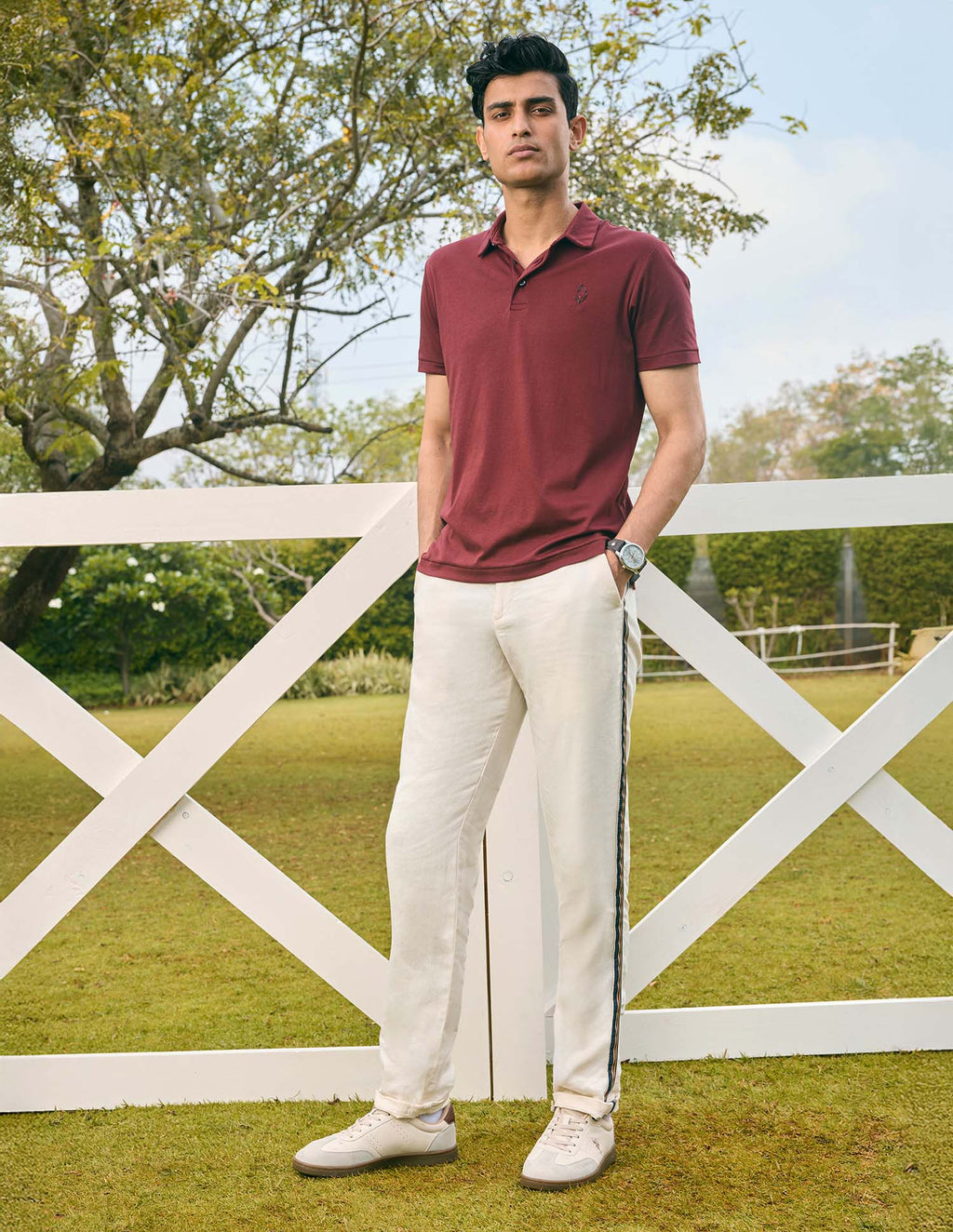 Pacho X Slim Fit Solid Polo Shirt