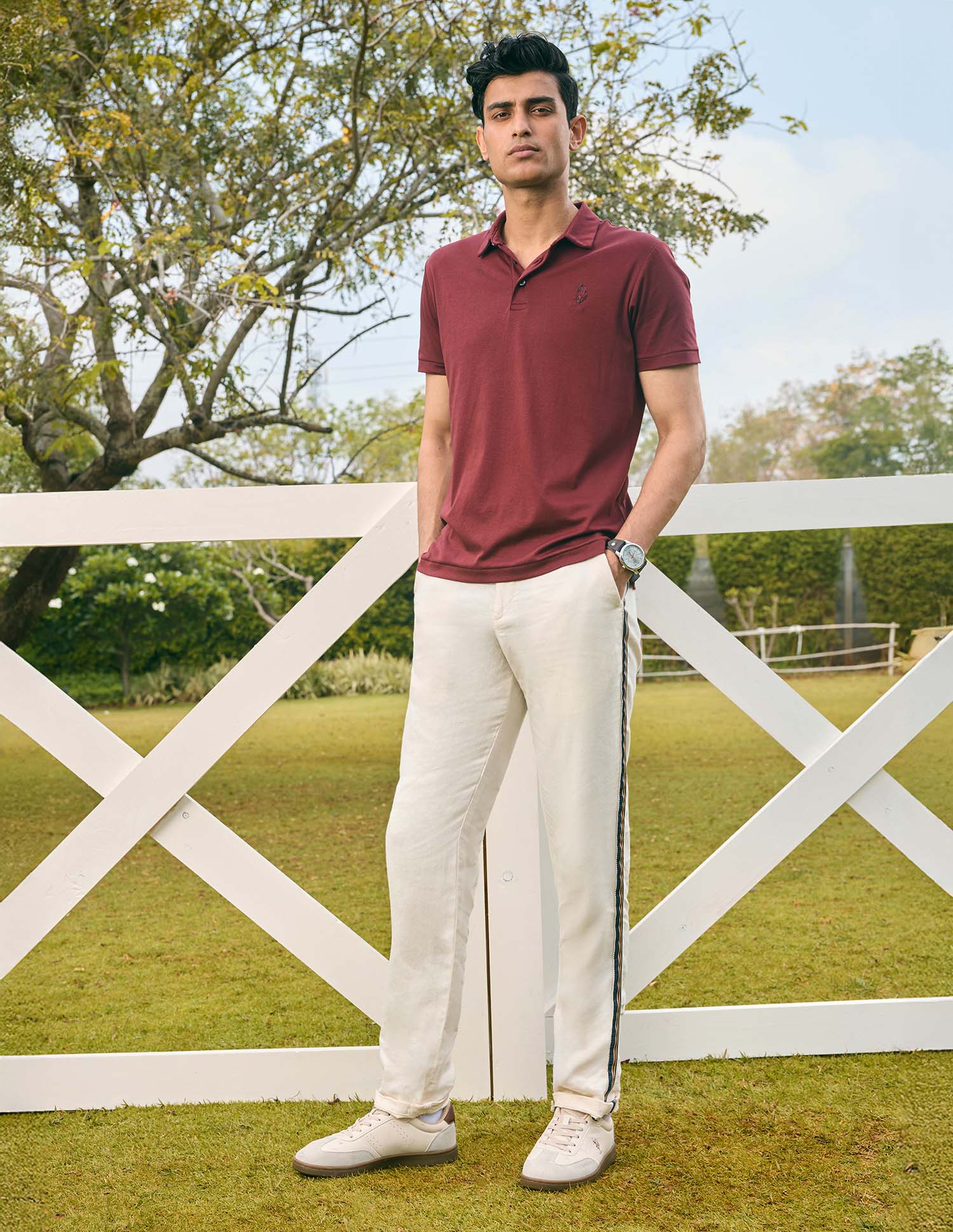 Pacho X Slim Fit Solid Polo Shirt