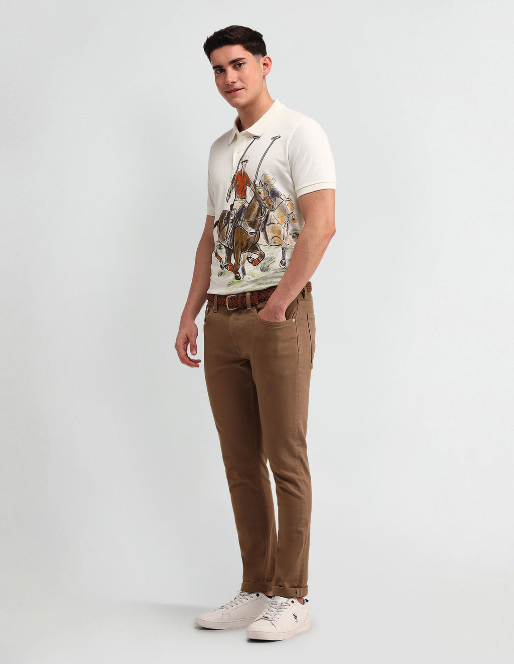 Outdoor Muscle Fit Brand Polo Shirt