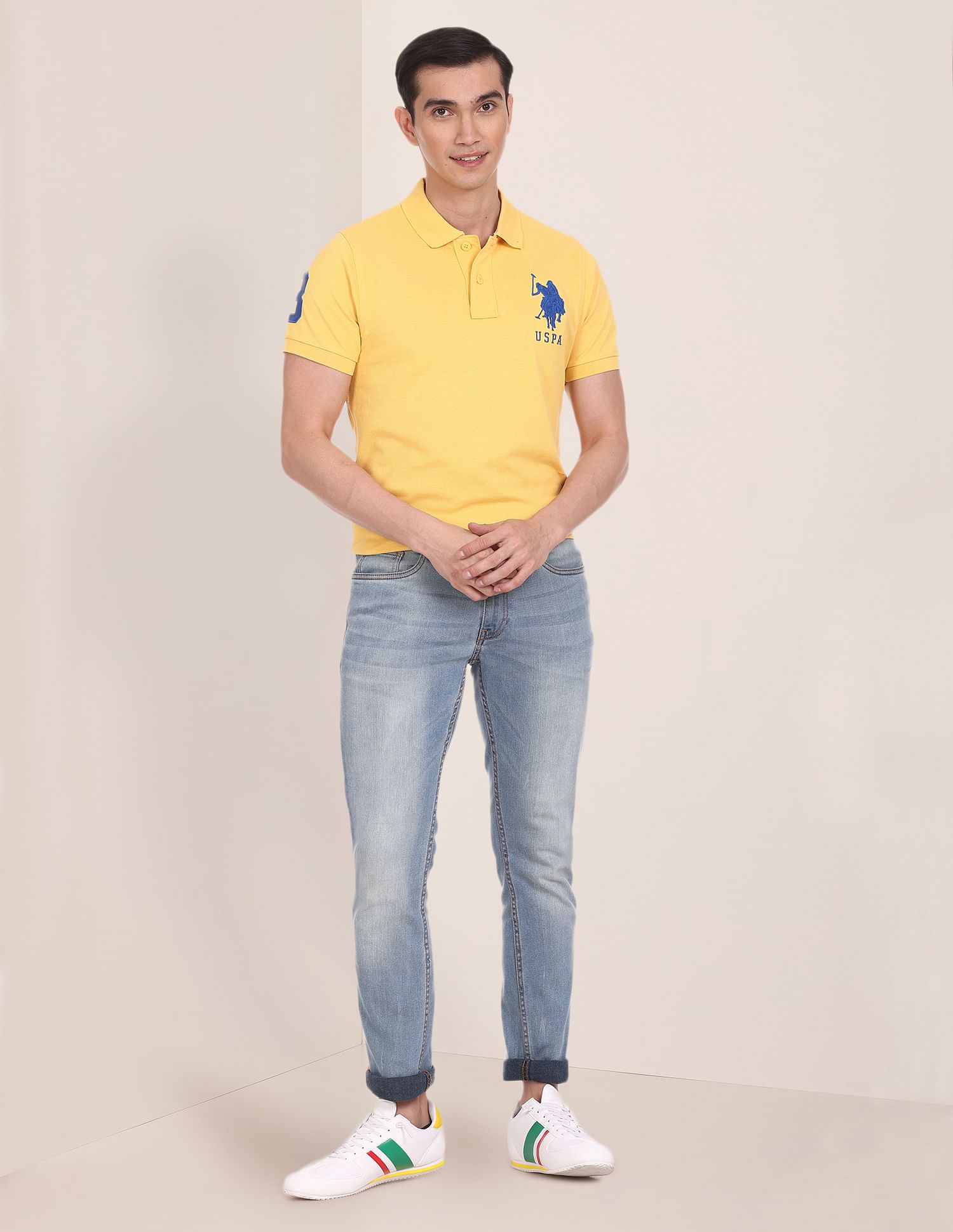 Compact Cotton Logo Polo Shirt