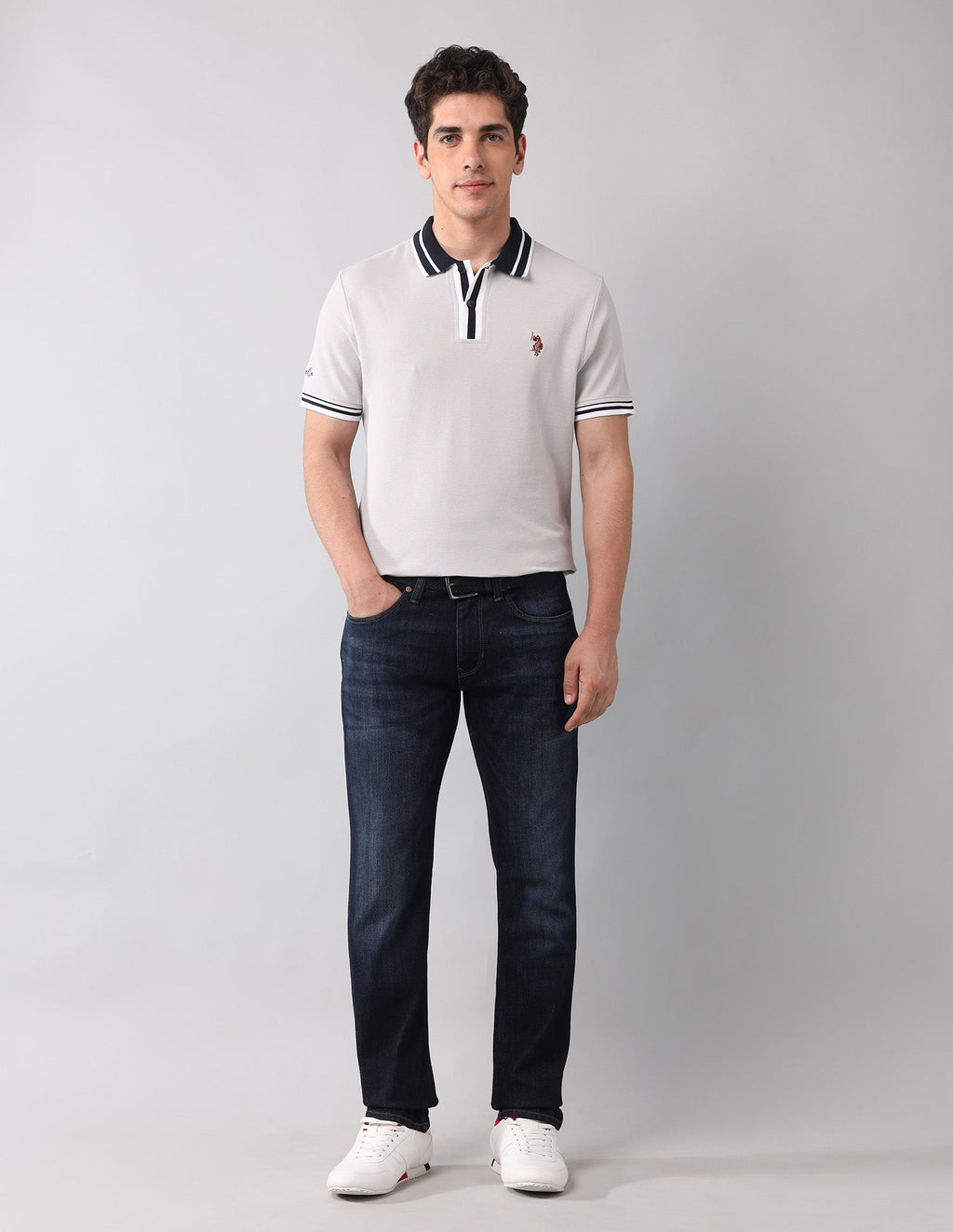 Muscle Fit Americana Polo Shirt