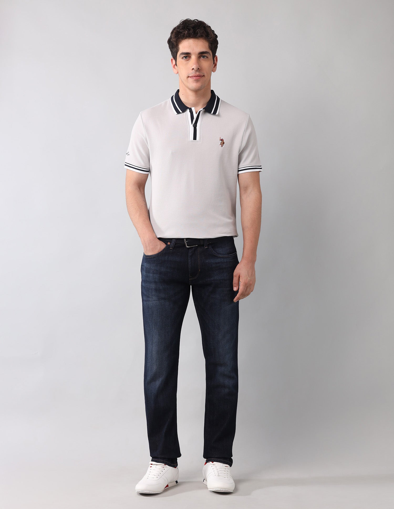 Muscle Fit Americana Polo Shirt