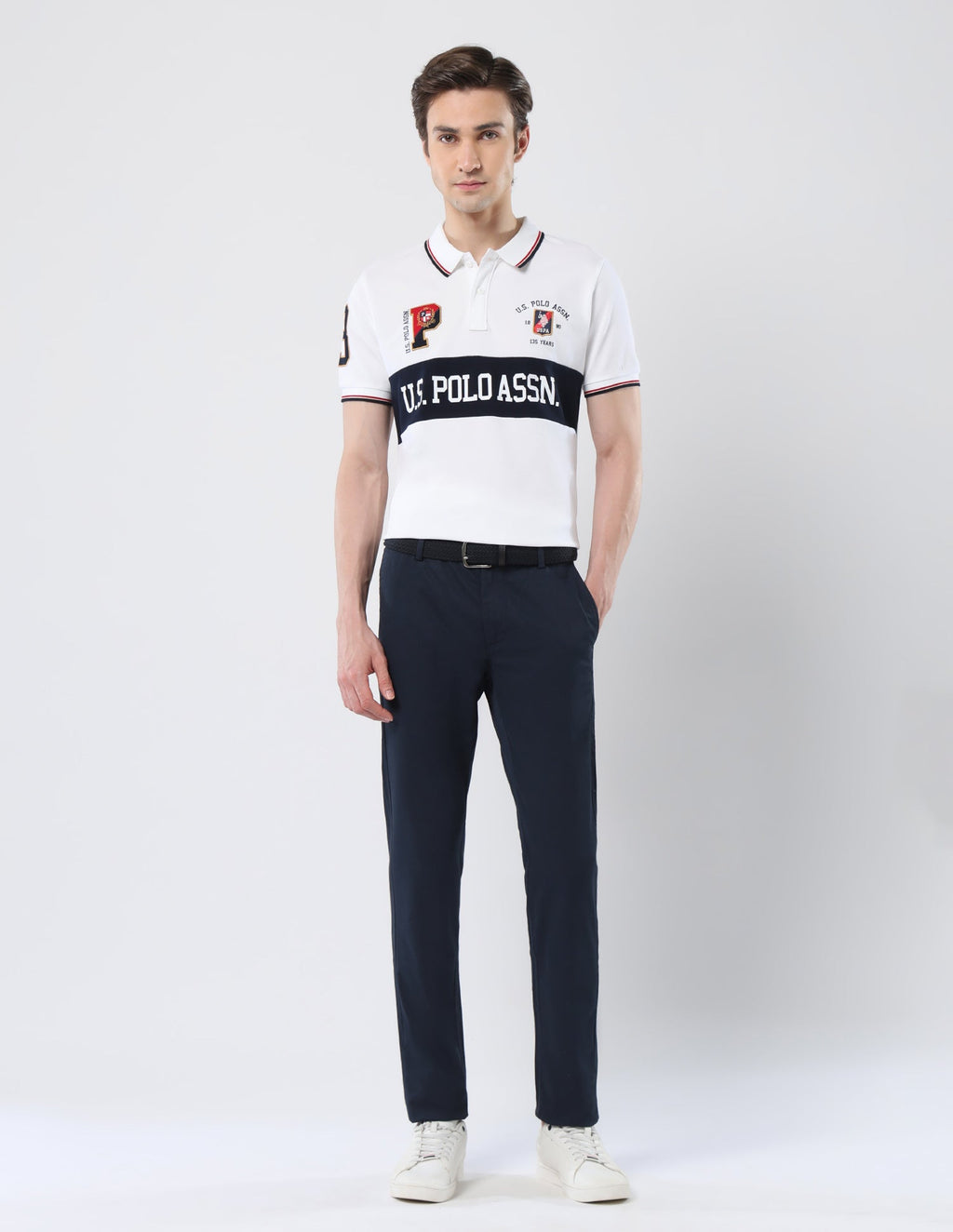 Brand Printed 135 Anniversary Polo Shirt