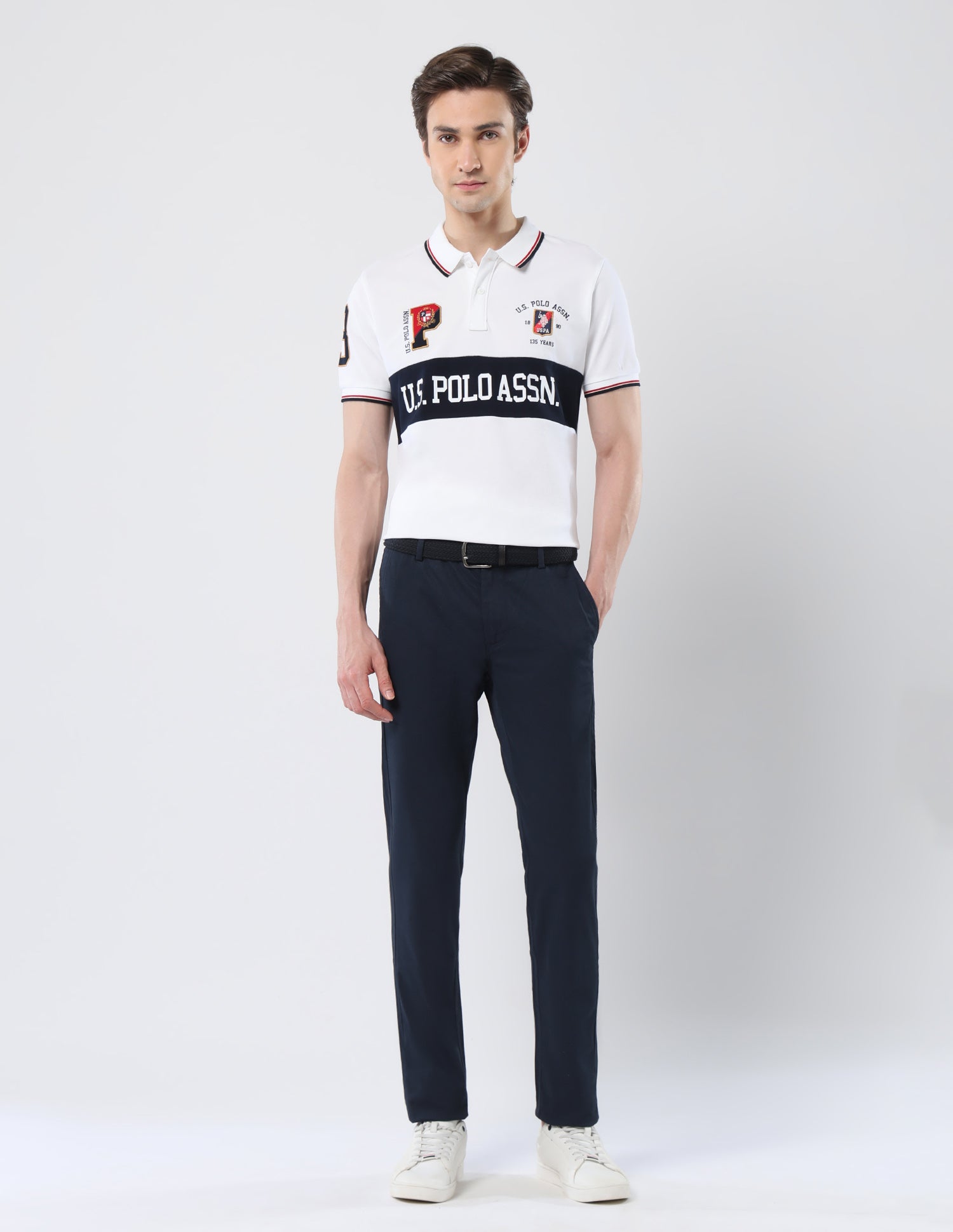 Brand Printed 135 Anniversary Polo Shirt