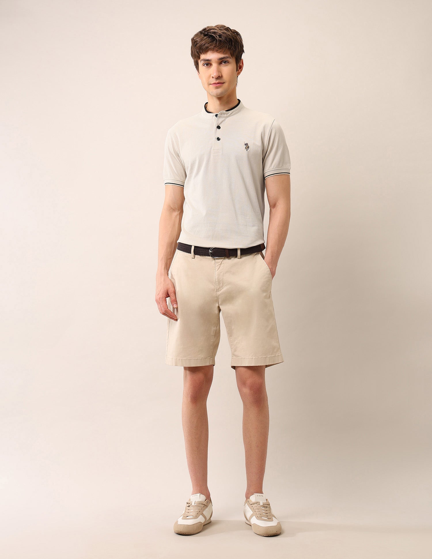 Muscle Fit Pure Cotton Polo Shirt