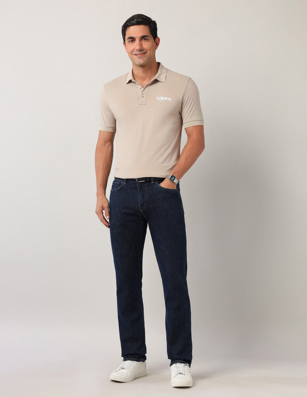 Muscle Fit Black Label Polo Shirt