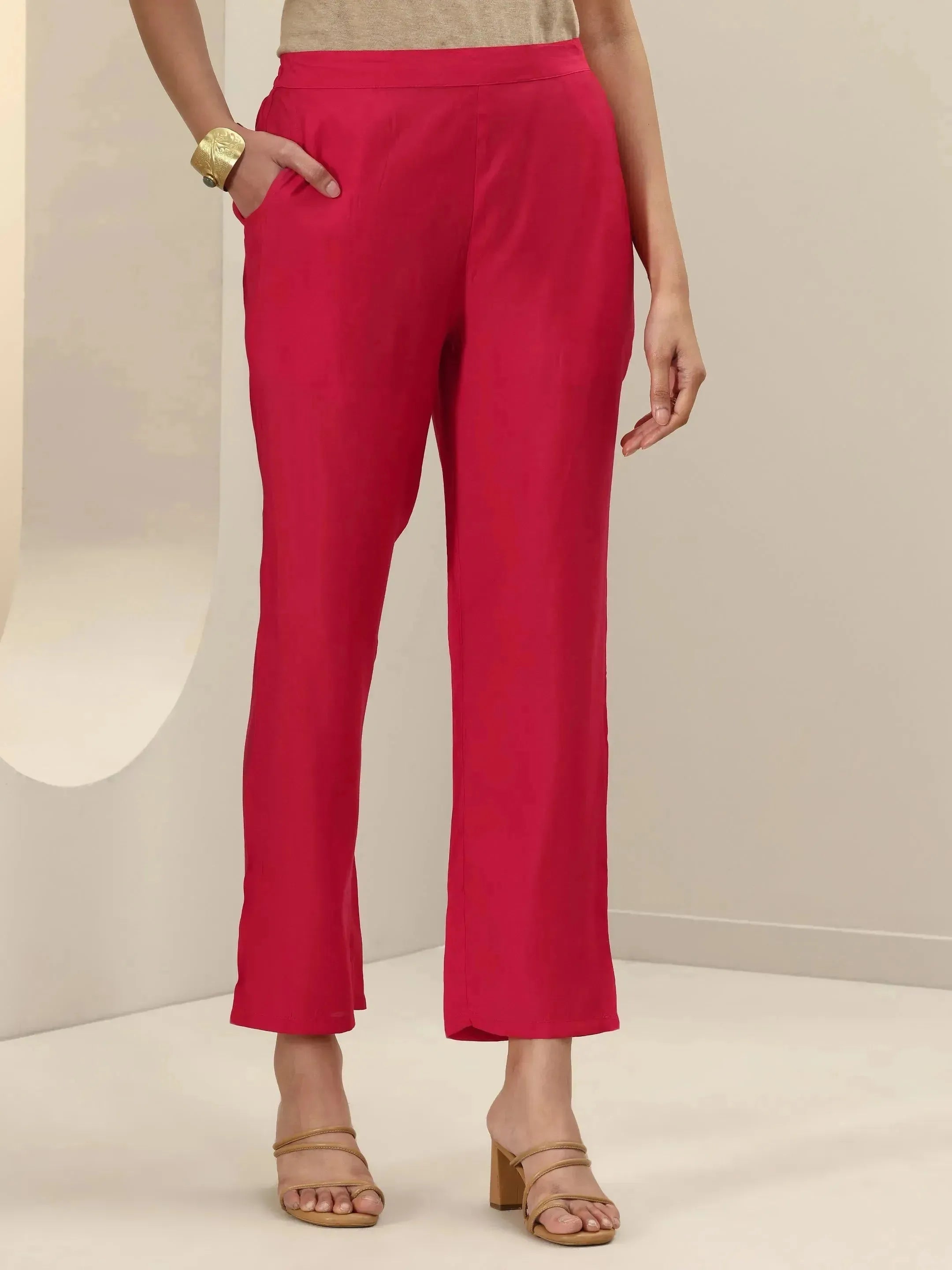 Orange Printed Silk Blend Anarkali Suit Sets With Dupatta