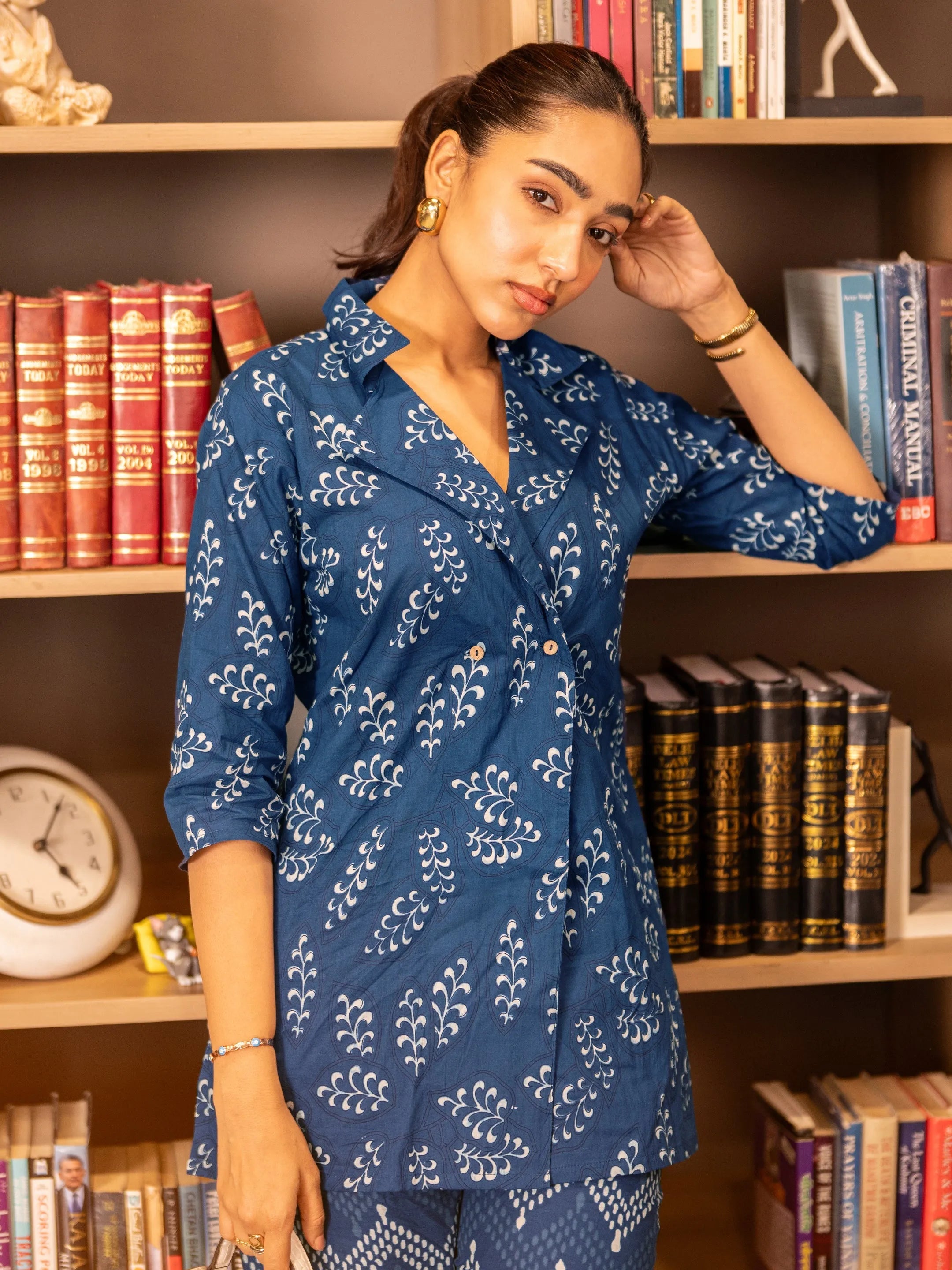 Indigo Printed Cotton Co-Ord sets