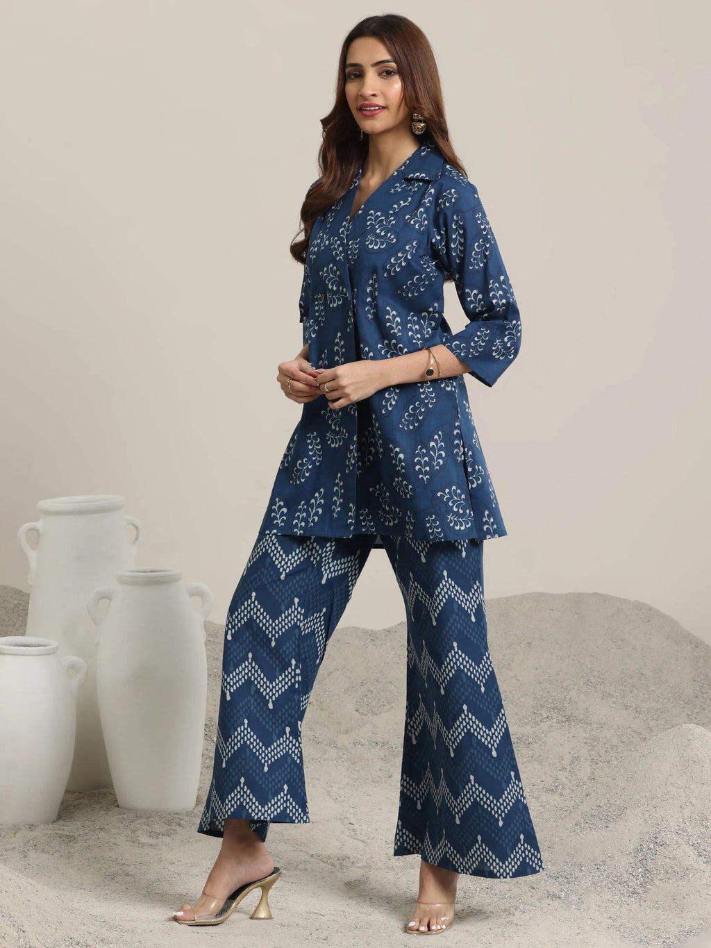 Indigo Printed Cotton Co-Ord sets