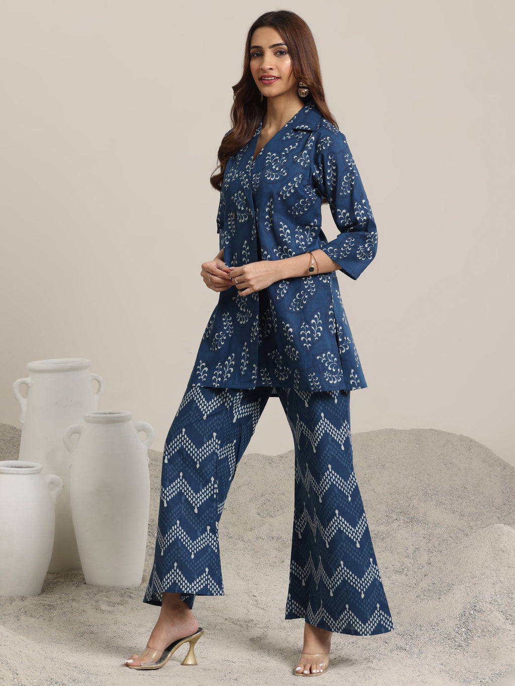 Indigo Printed Cotton Co-Ord sets