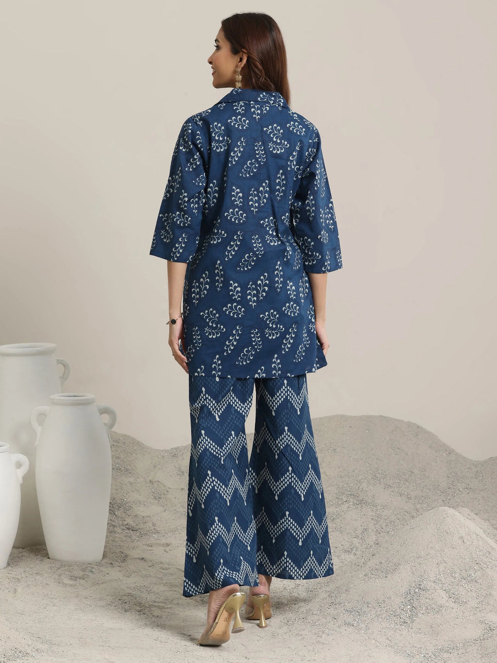 Indigo Printed Cotton Co-Ord sets