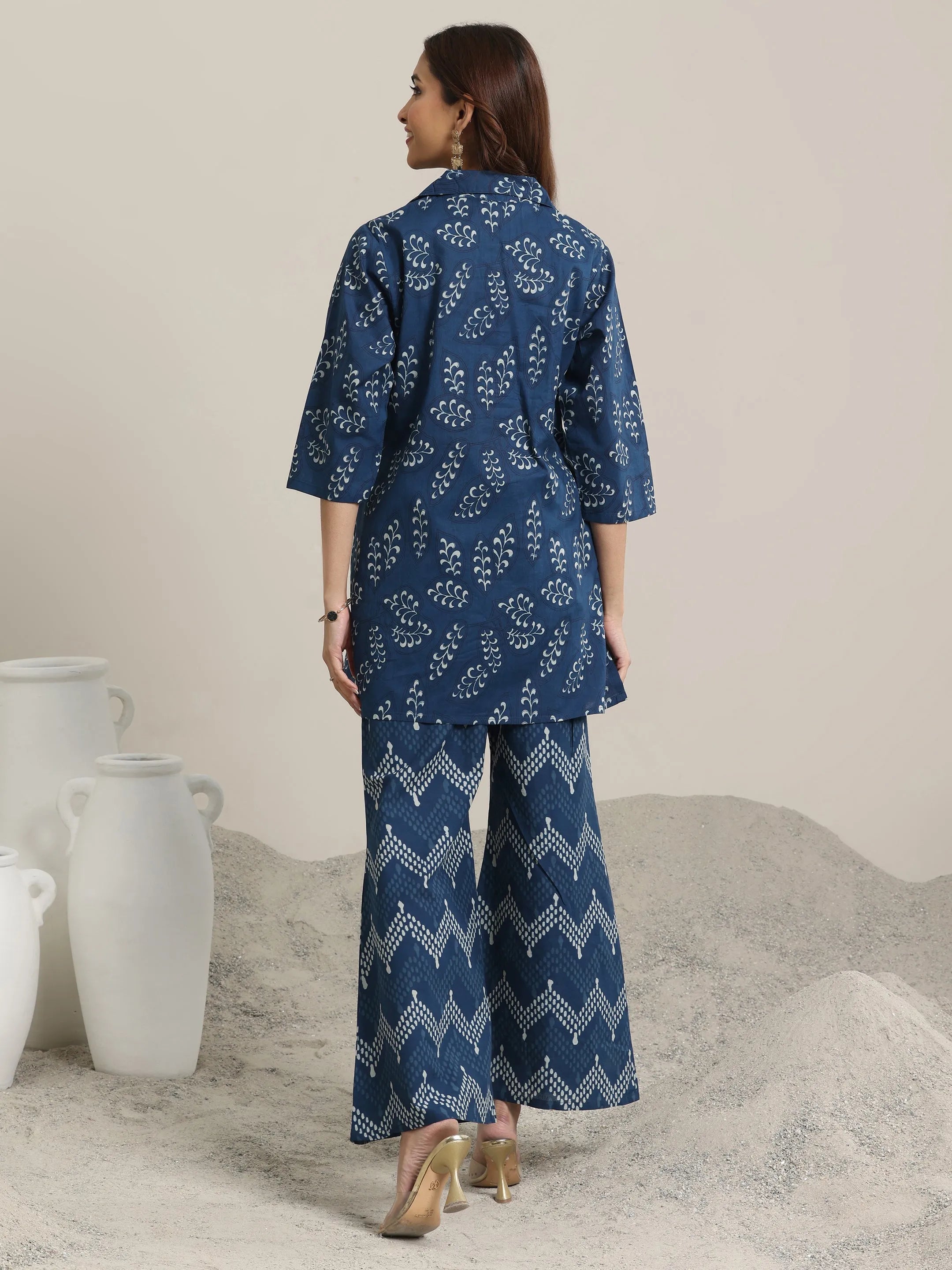 Indigo Printed Cotton Co-Ord sets