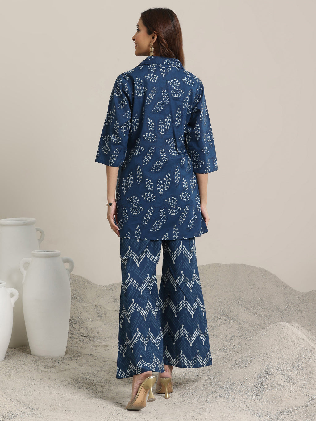 Indigo Printed Cotton Co-Ord sets