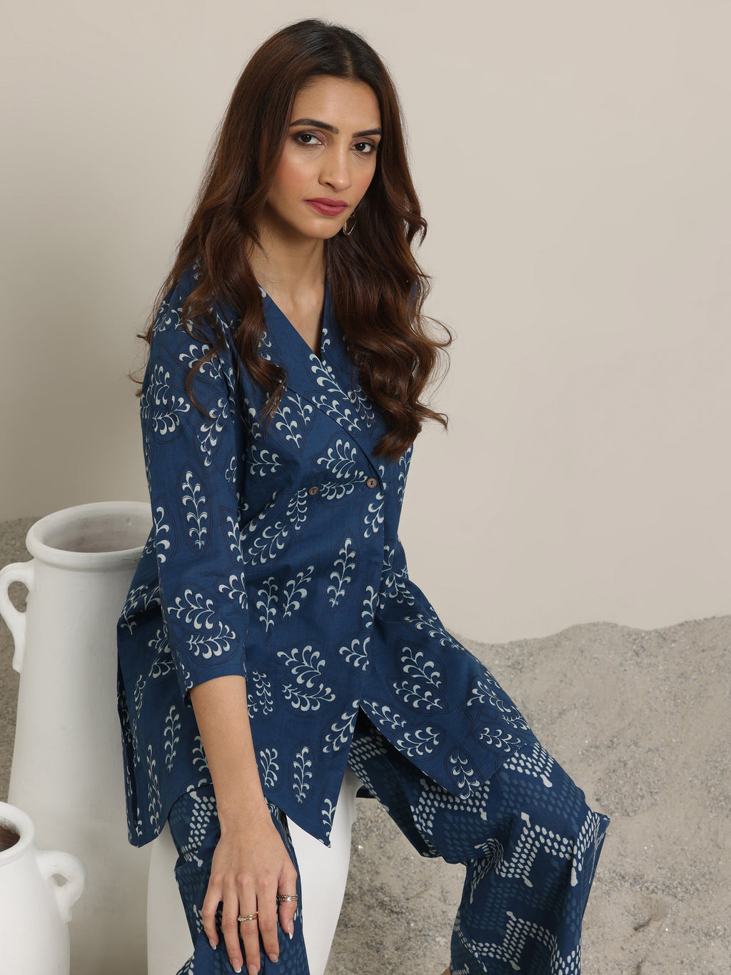 Indigo Printed Cotton Co-Ord sets