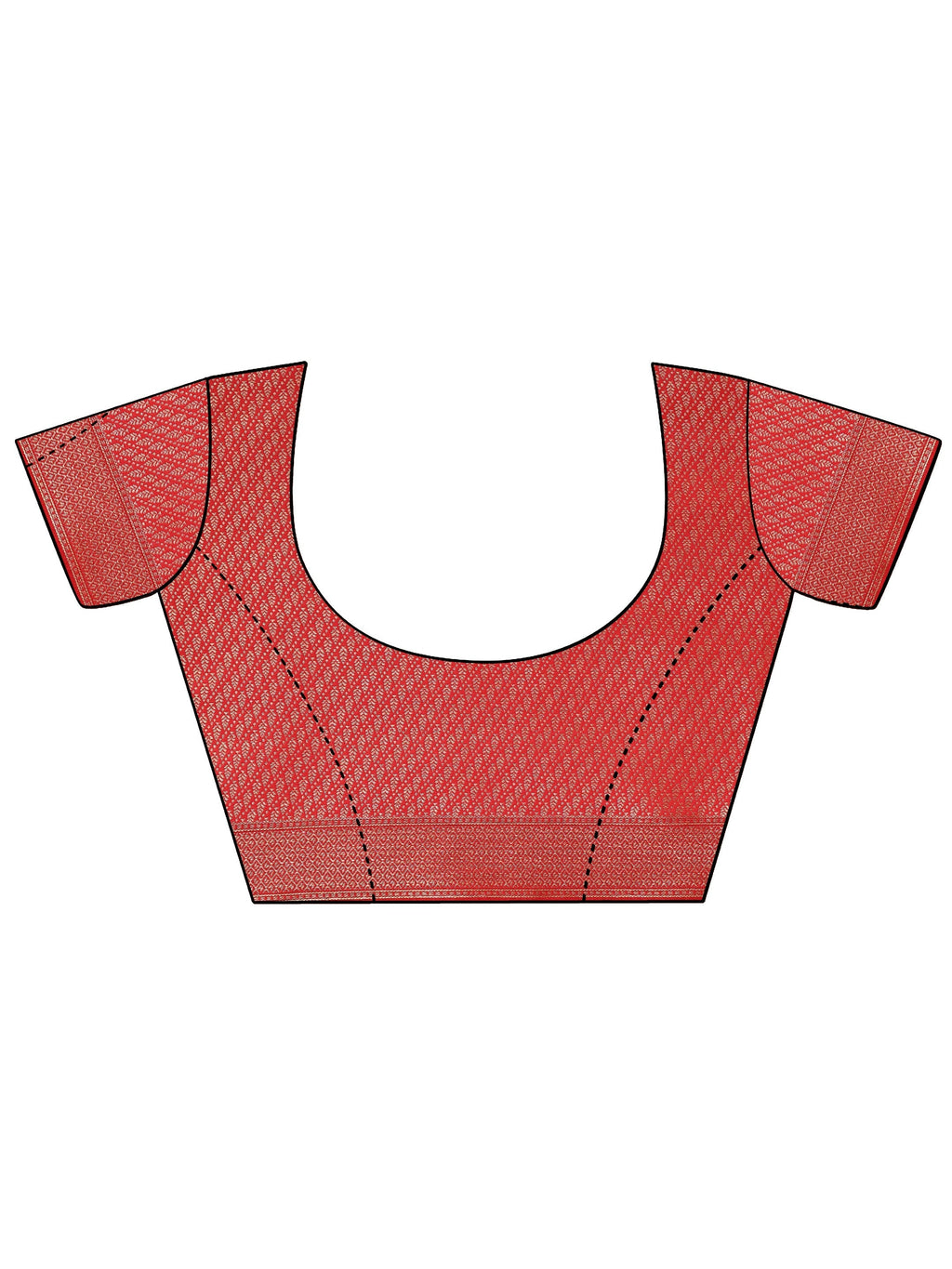 Beige Woven Silk Blend Saree With Unstitched Blouse Piece