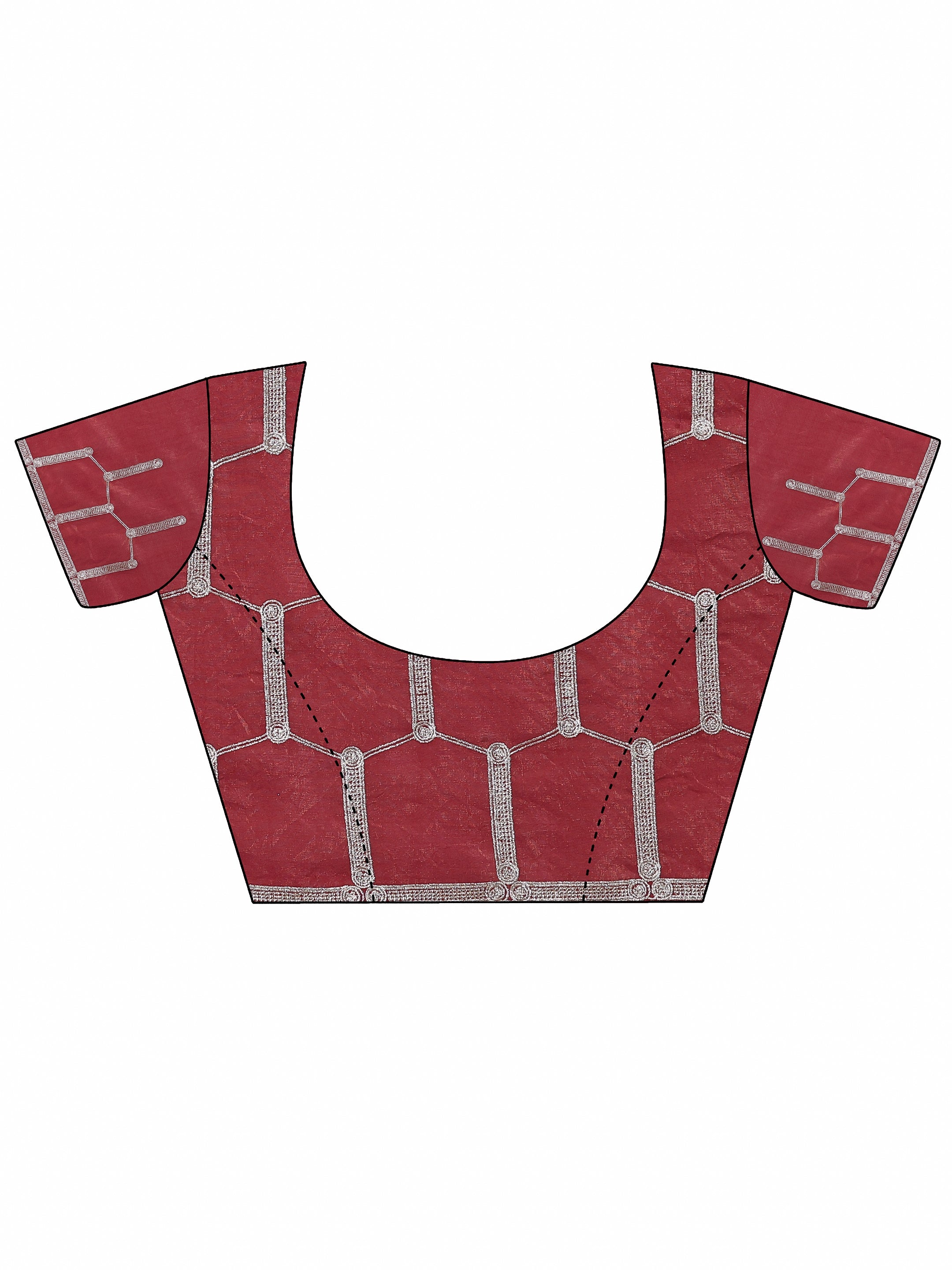 Pink Solid Organza Saree With Unstitched Blouse Piece