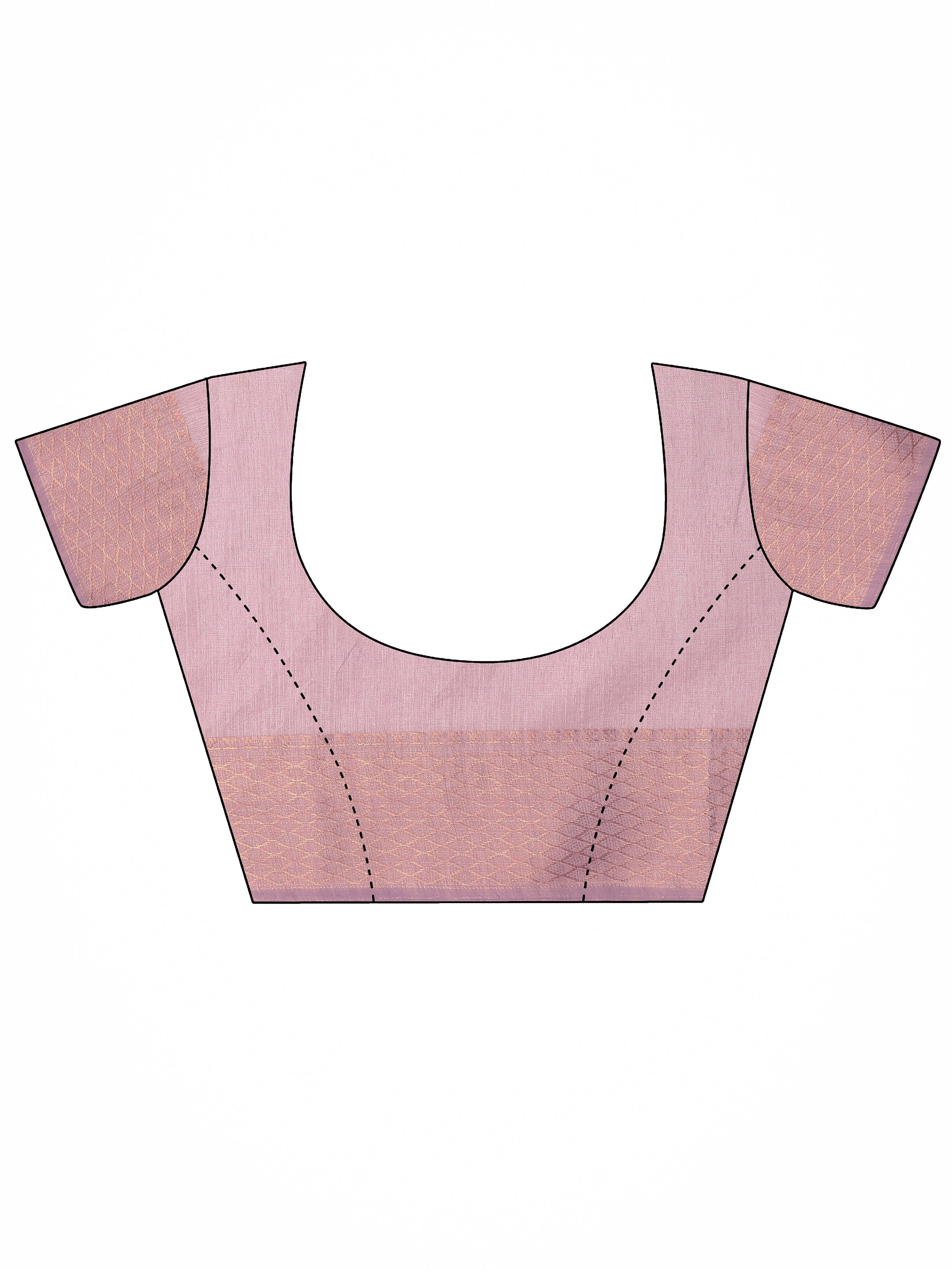 Lavender Embroidered Silk Blend Saree With Unstitched Blouse Piece