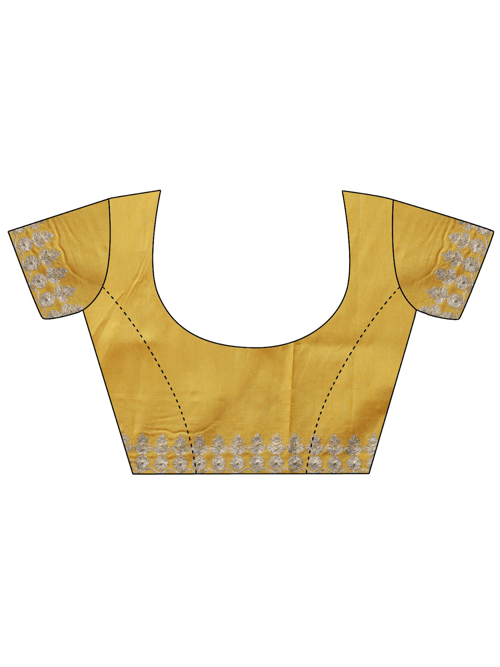 Olive Green Embroidered Organza Saree With Unstitched Blouse Piece