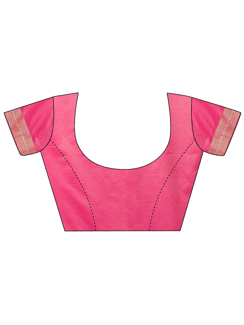 Beige Woven Design Banarasi Silk Blend Saree With Unstitched Blouse Piece