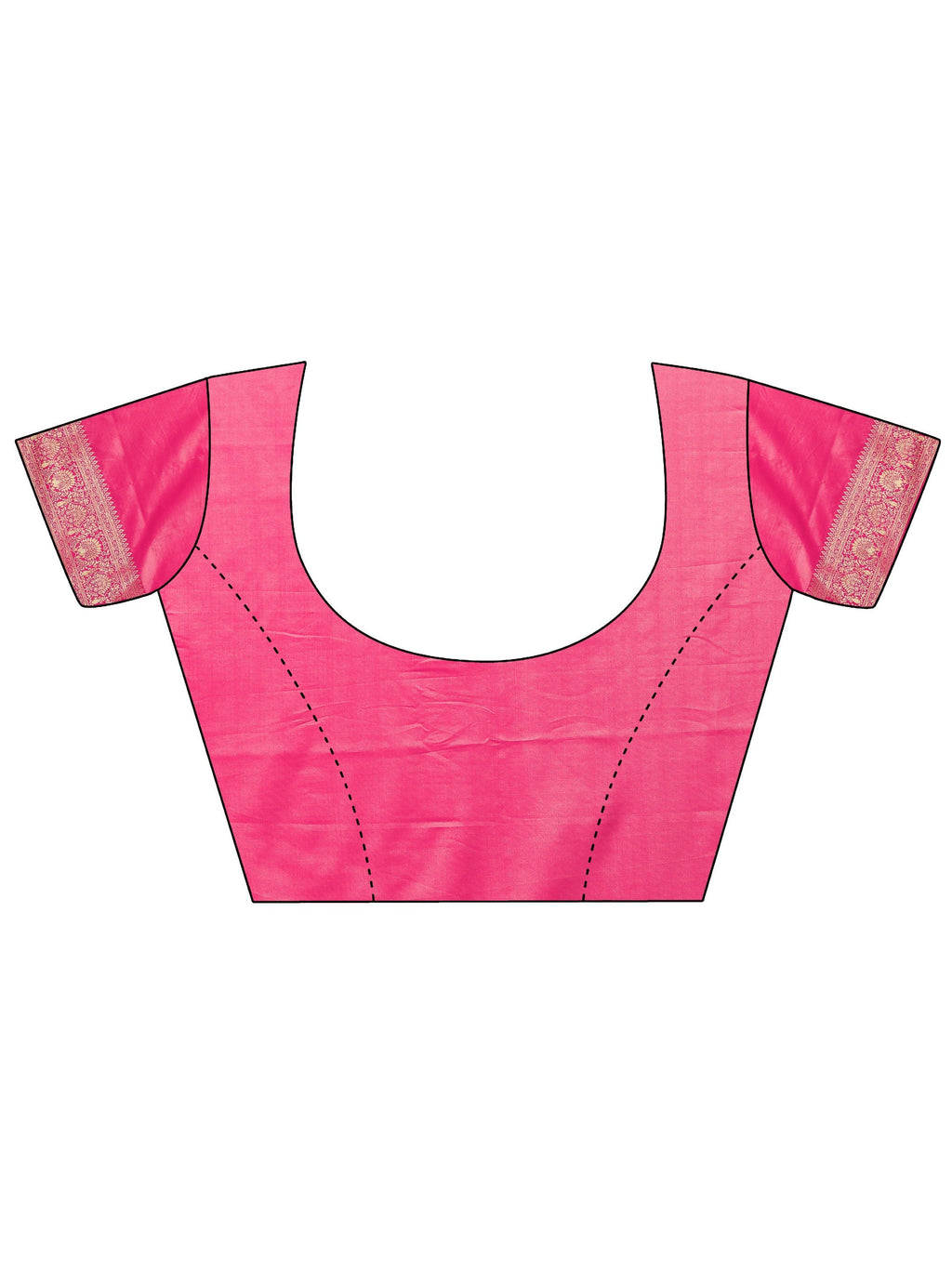 Off White Woven Design Banarasi Silk Blend Saree With Unstitched Blouse Piece