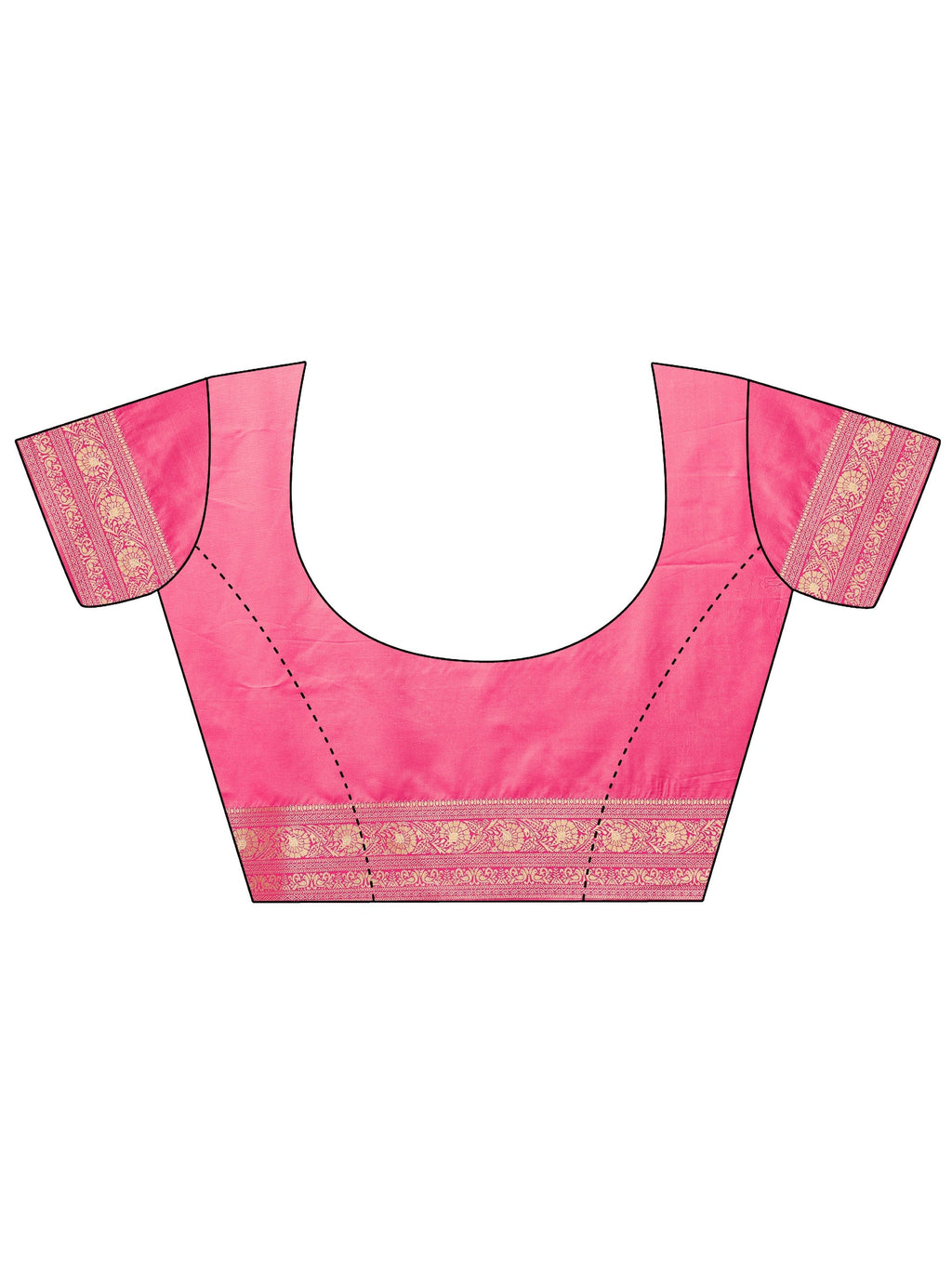 Off White Woven Design Banarasi Silk Blend Saree With Unstitched Blouse Piece