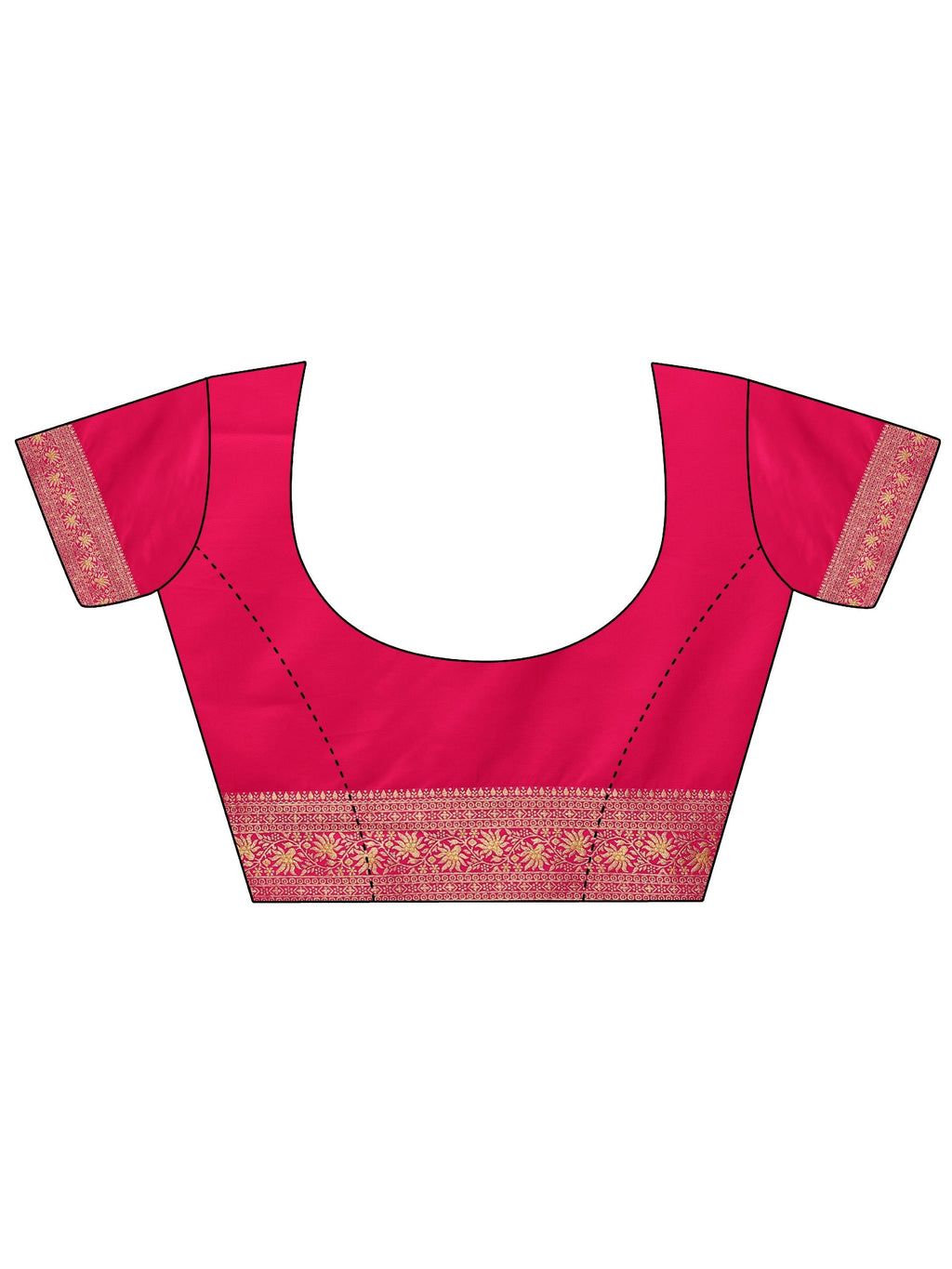 Mustard Woven Design Banarasi Silk Blend Saree With Unstitched Blouse Piece