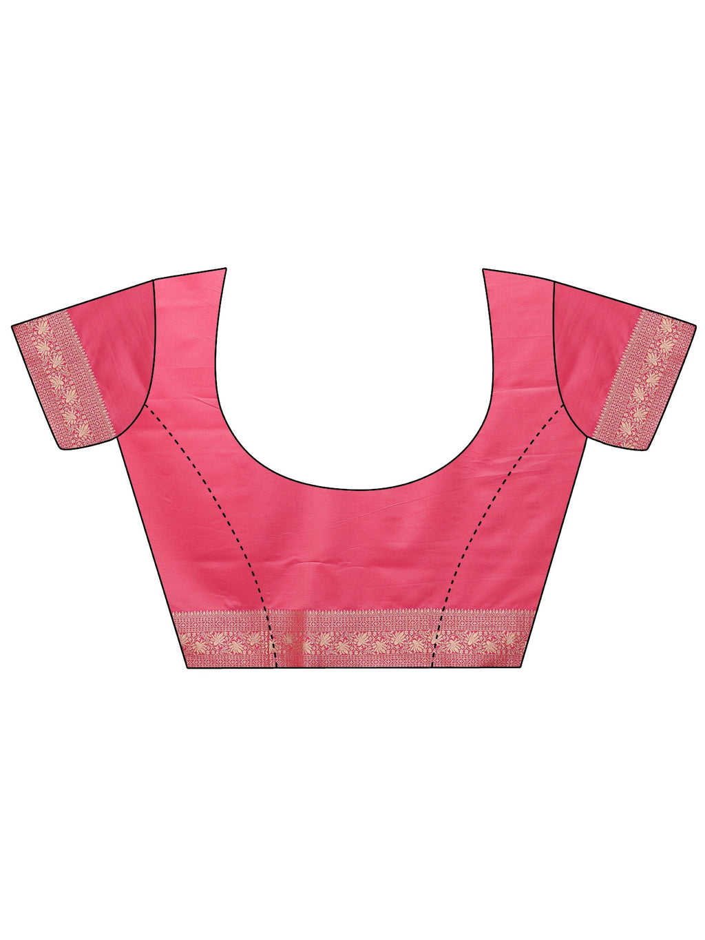 Off White Woven Design Banarasi Silk Blend Saree With Unstitched Blouse Piece