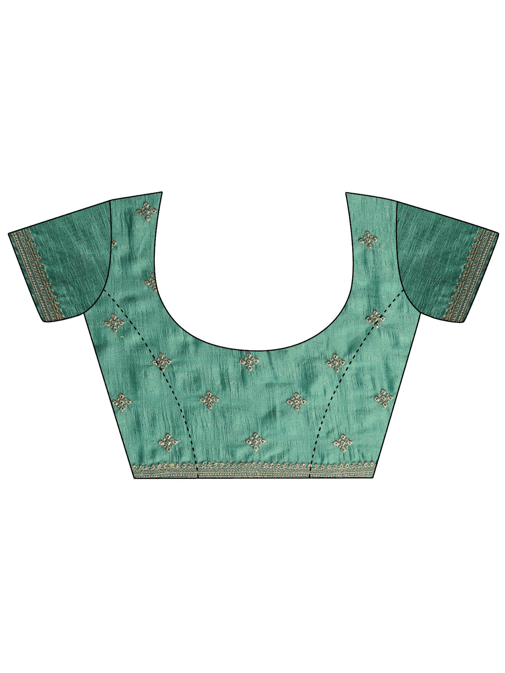 Mustard Embellished Silk blend Saree With Unstitched Blouse Piece