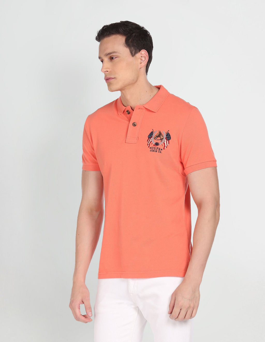 Cotton Solid Polo Shirt