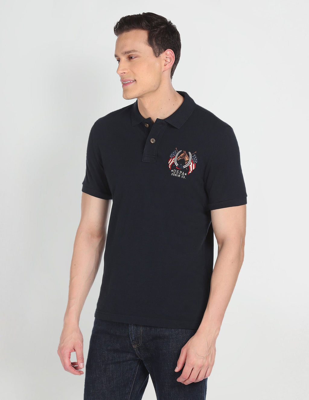 Cotton Solid Polo Shirt