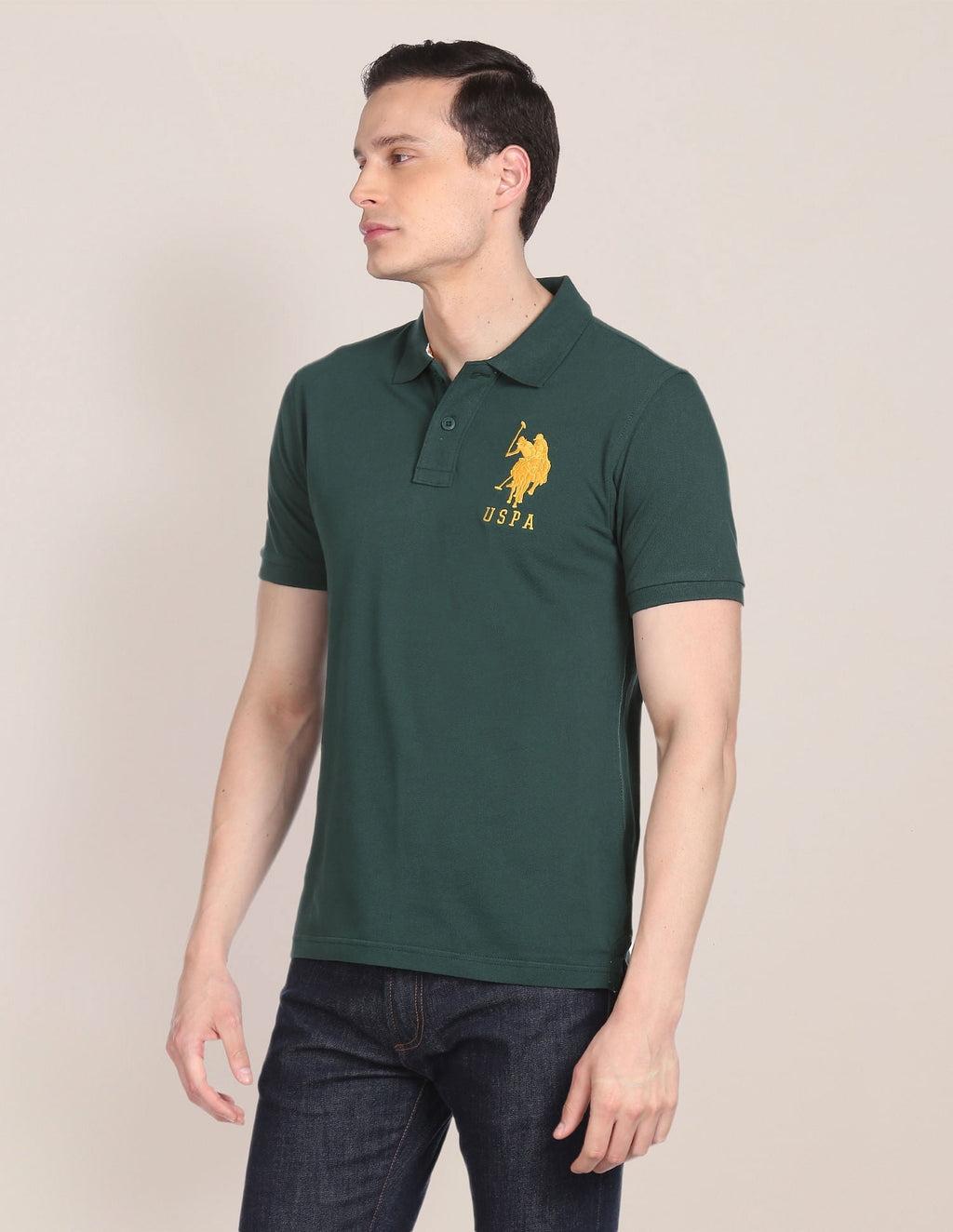 Compact Cotton Logo Polo Shirt