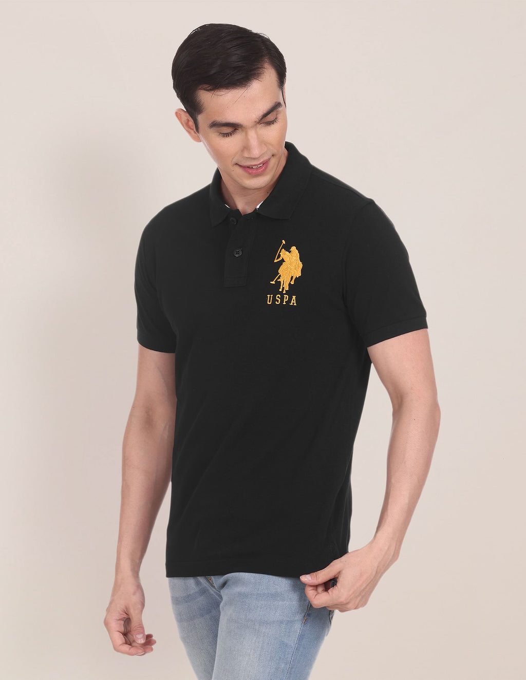 Compact Cotton Logo Polo Shirt